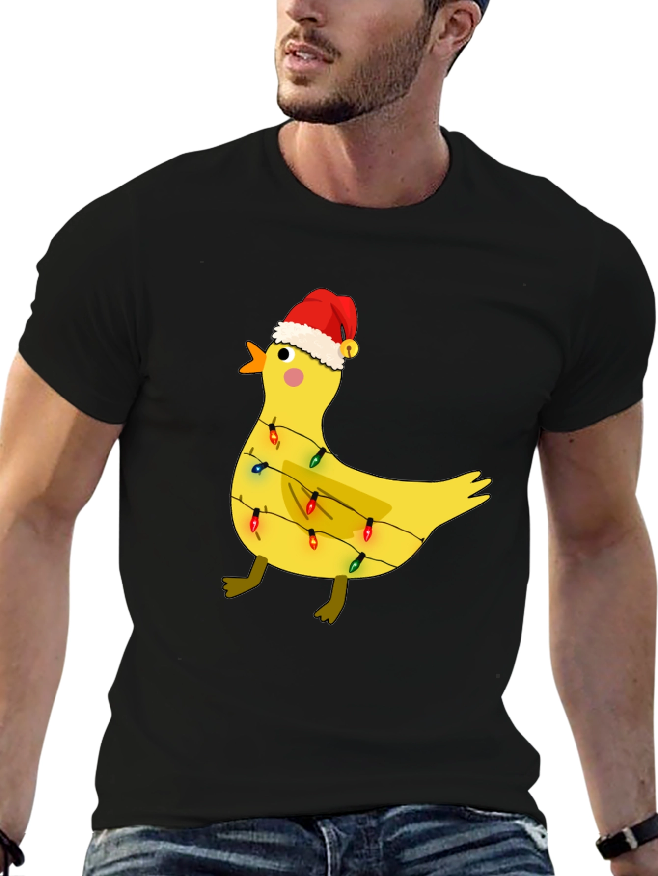 Festive Duck Tee: Christmas Light Fun!