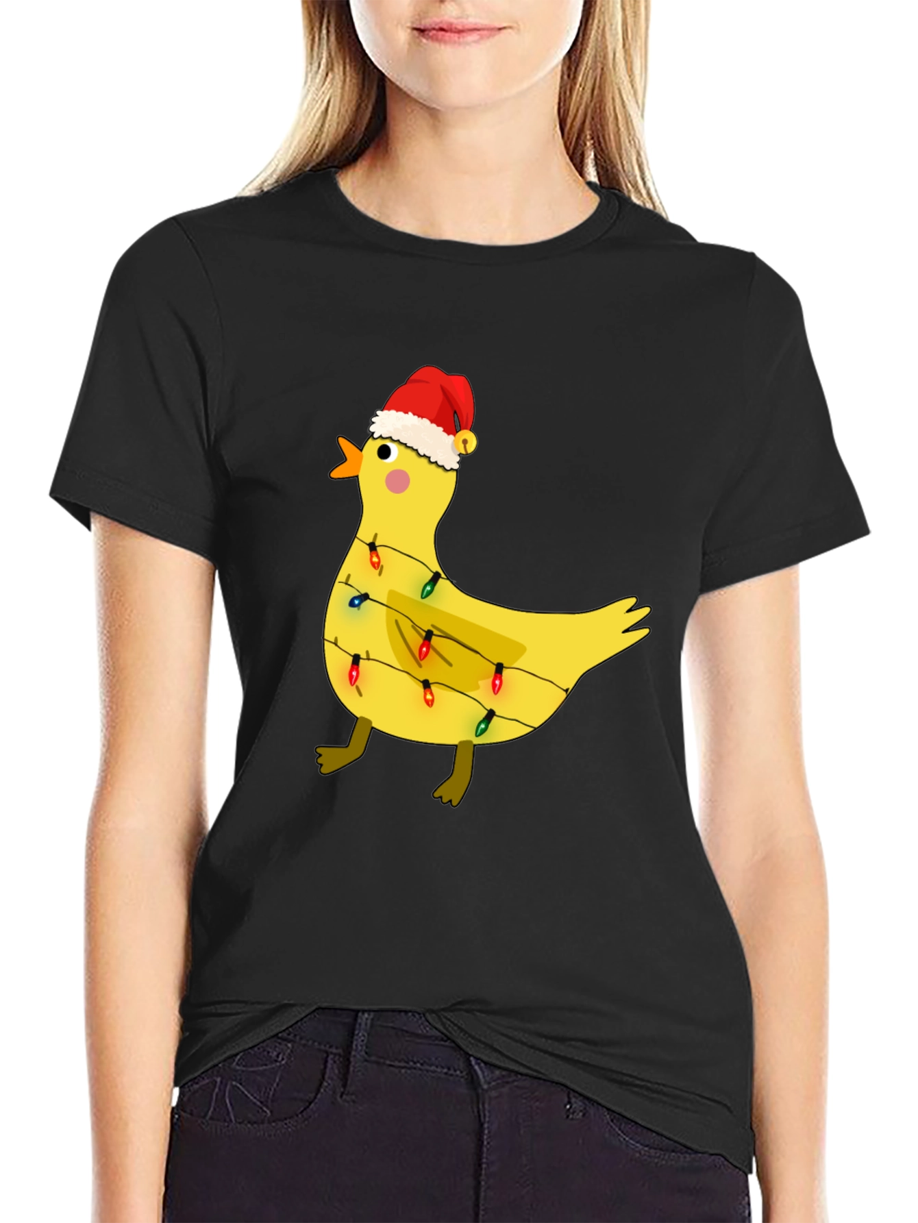 Festive Duck Tee: Christmas Light Fun!