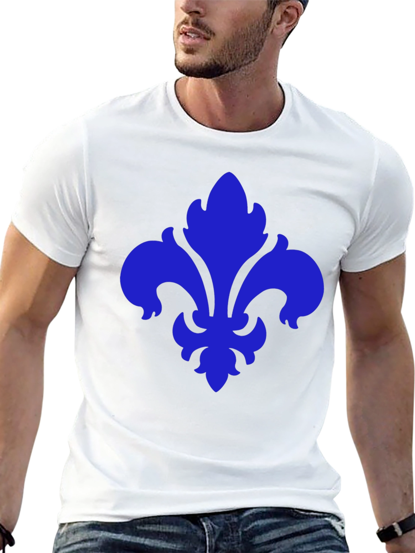 Fleur-de-Lis Graphic Tee - Classic Design