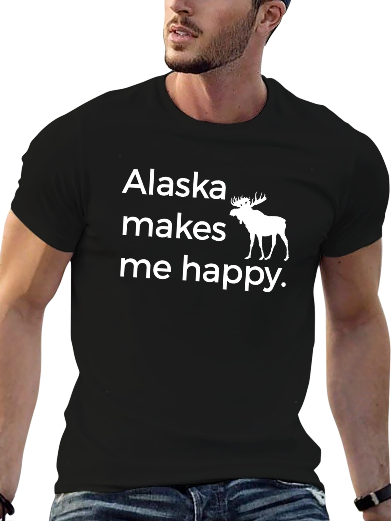 Alaska Makes Me Happy Graphic Tee