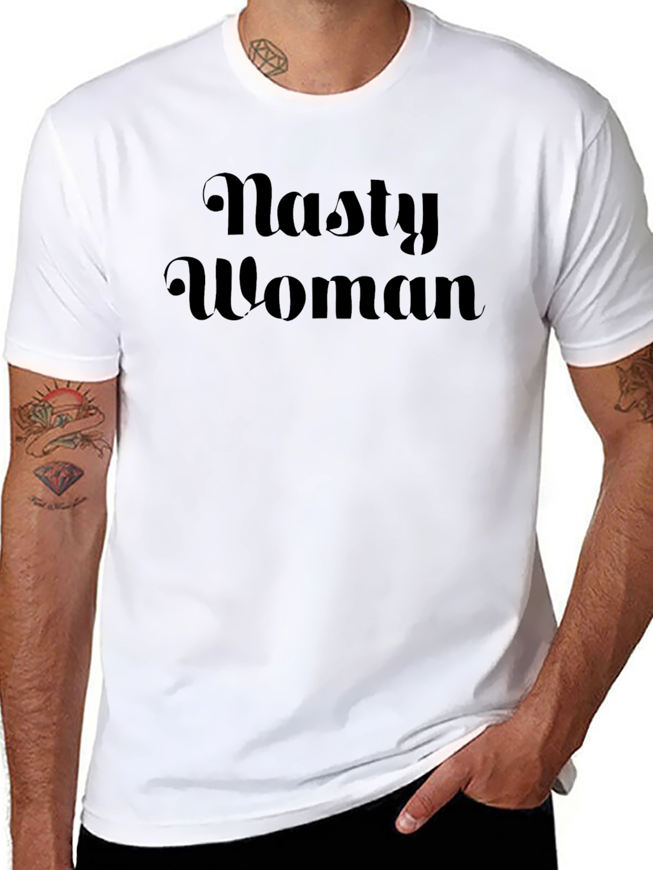 Nasty Woman Graphic Tee - Black Unisex T-Shirt