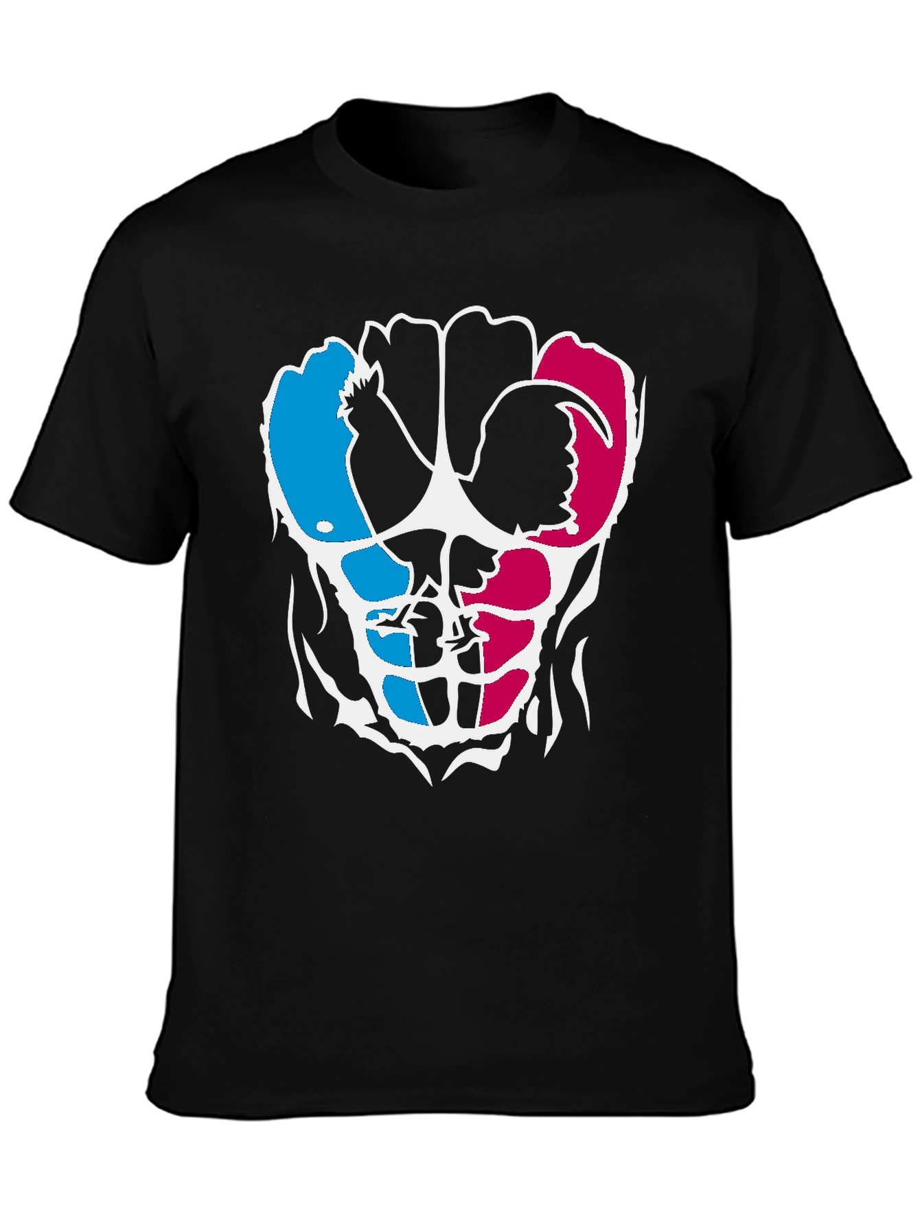 Rooster Abs Graphic Tee