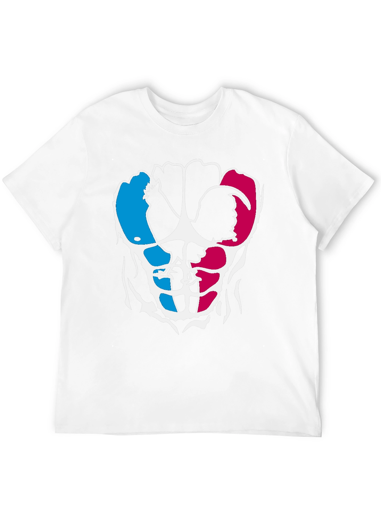 Rooster Abs Graphic Tee
