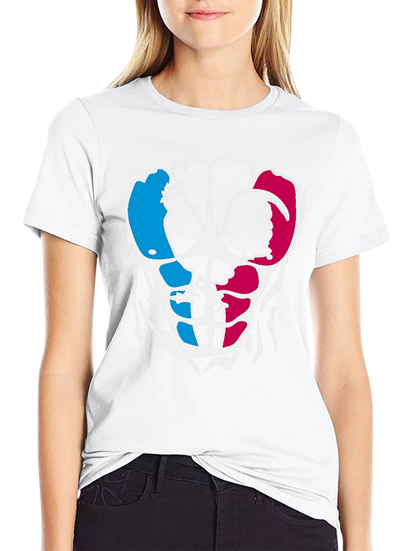 Rooster Abs Graphic Tee