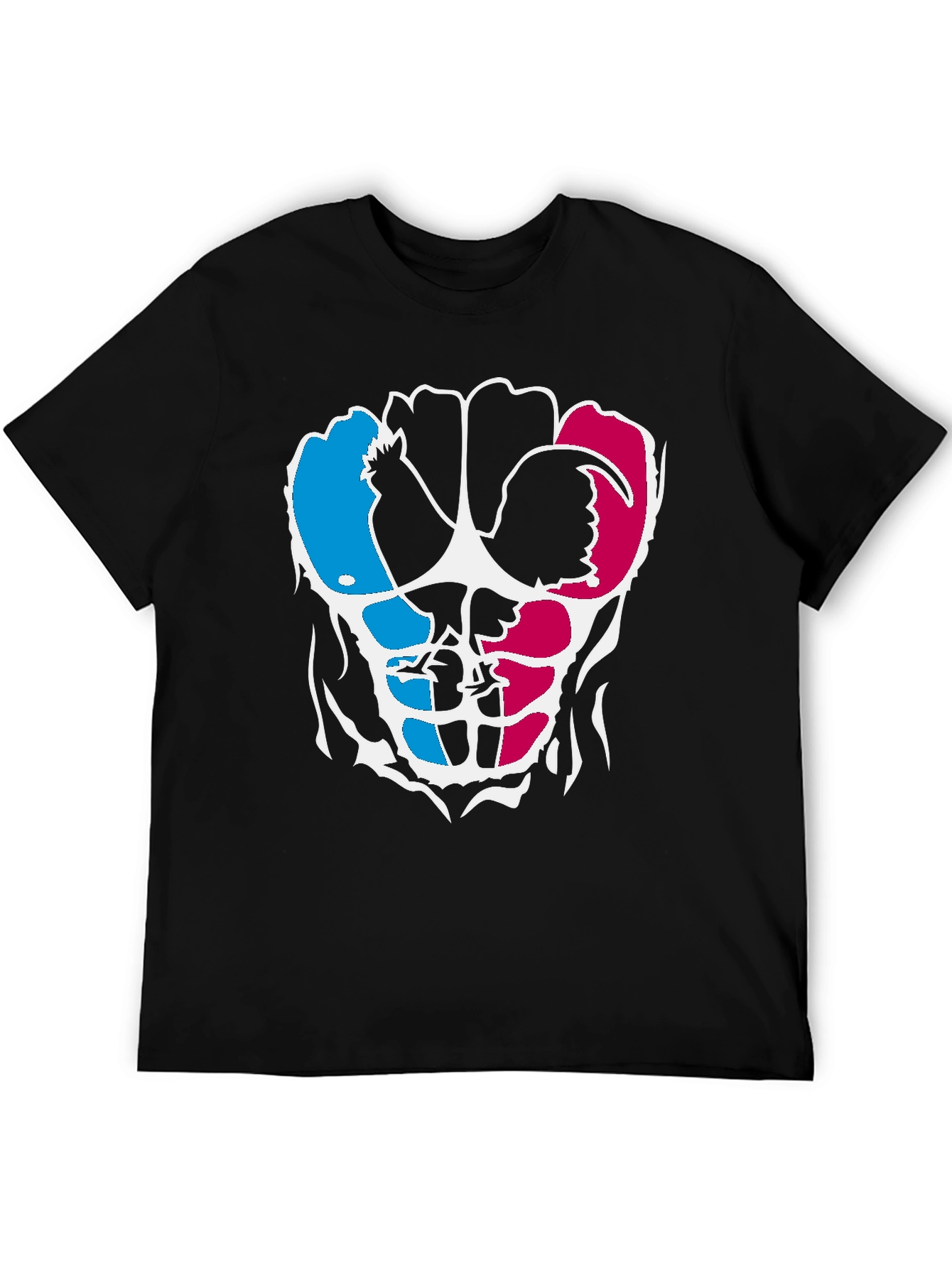 Rooster Abs Graphic Tee