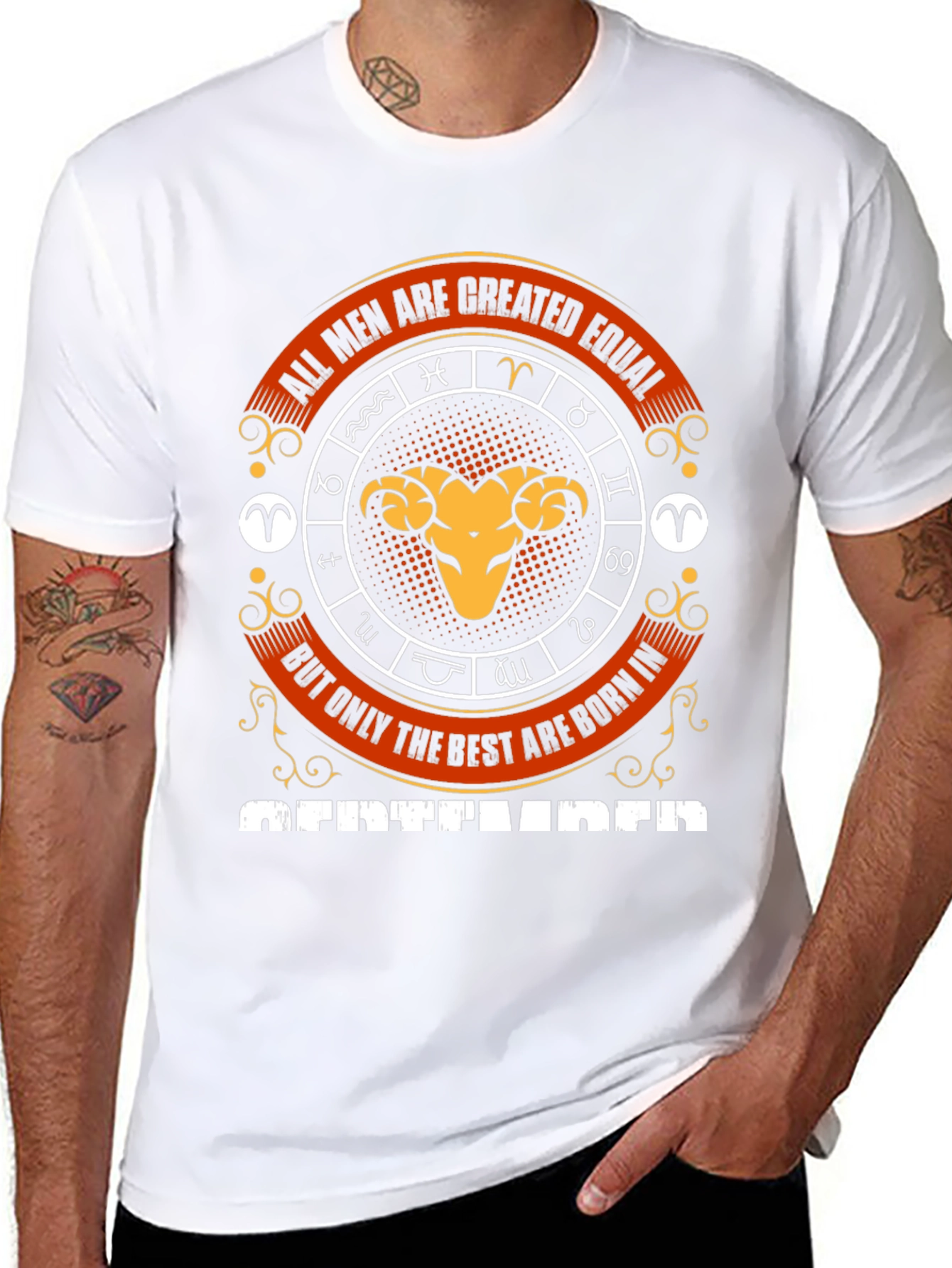 Aries September Mens T-Shirt