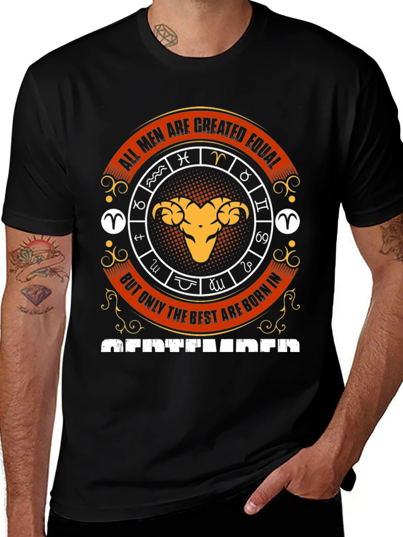 Aries September Mens T-Shirt