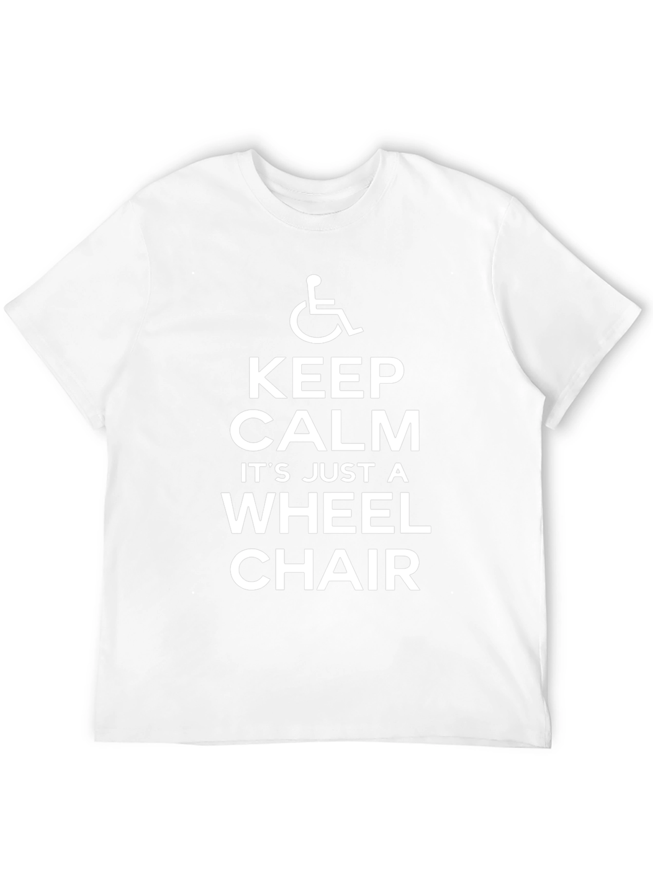 Keep Calm Wheelchair T-Shirt
