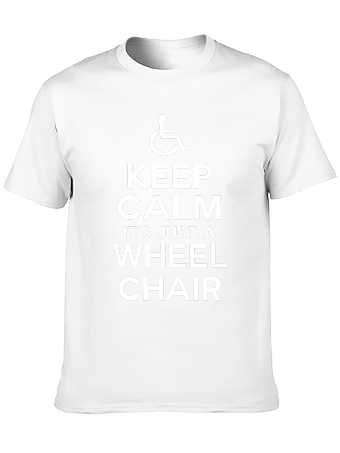 Keep Calm Wheelchair T-Shirt