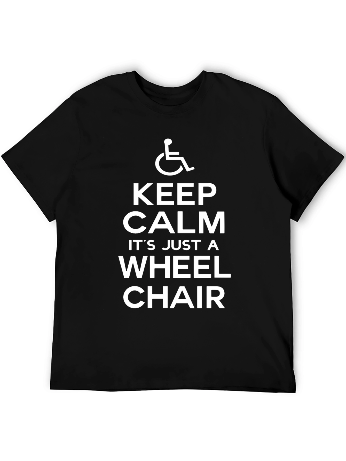 Keep Calm Wheelchair T-Shirt