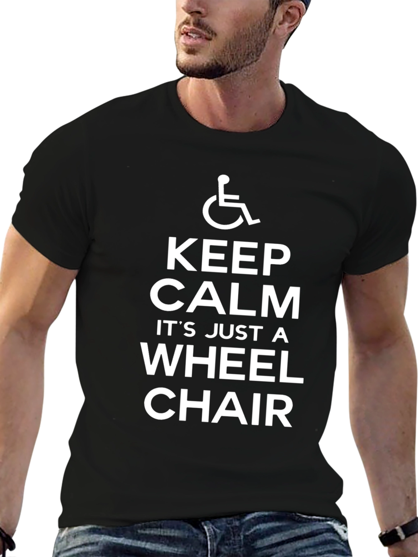 Keep Calm Wheelchair T-Shirt