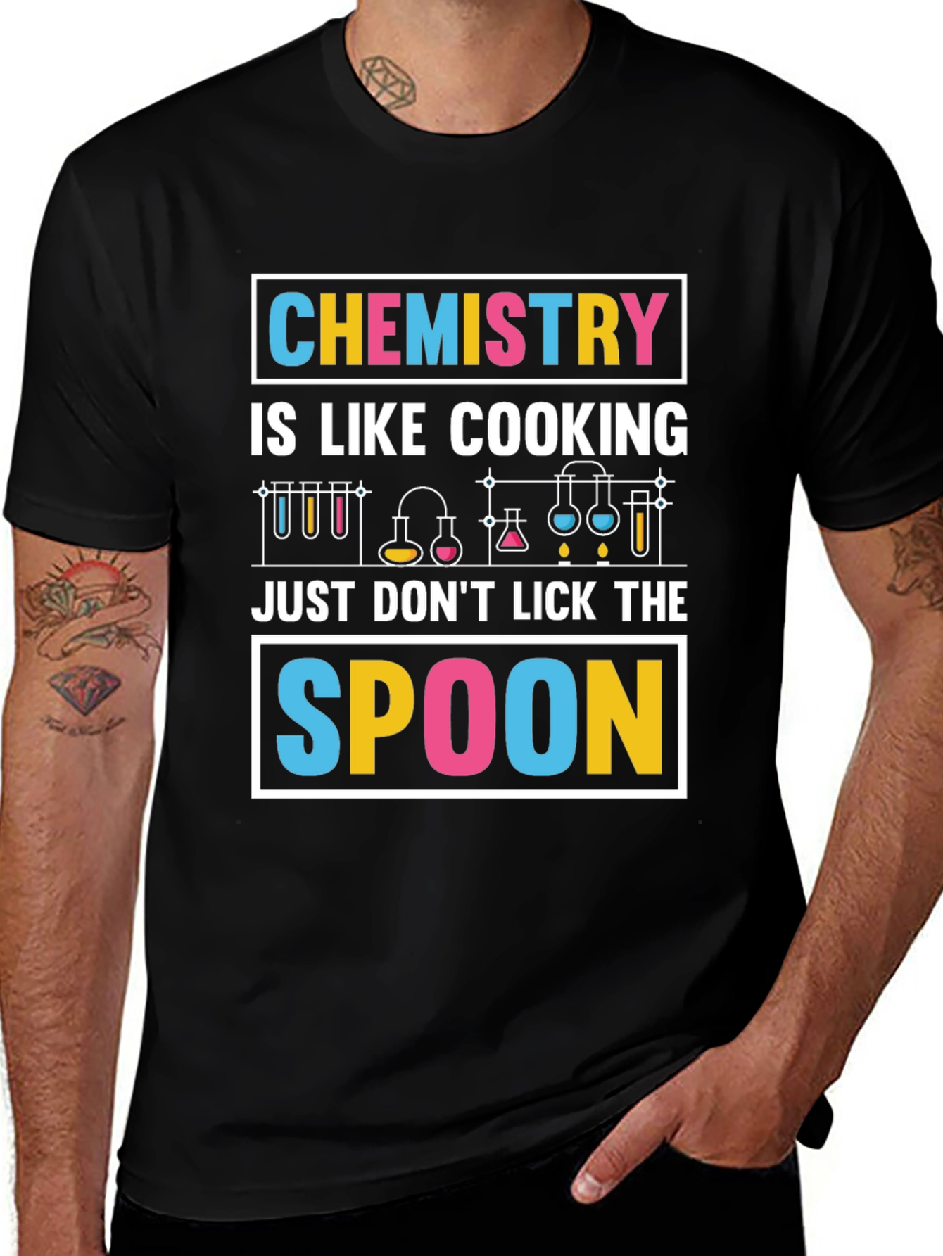 Chemistry Cooking Spoon T-Shirt
