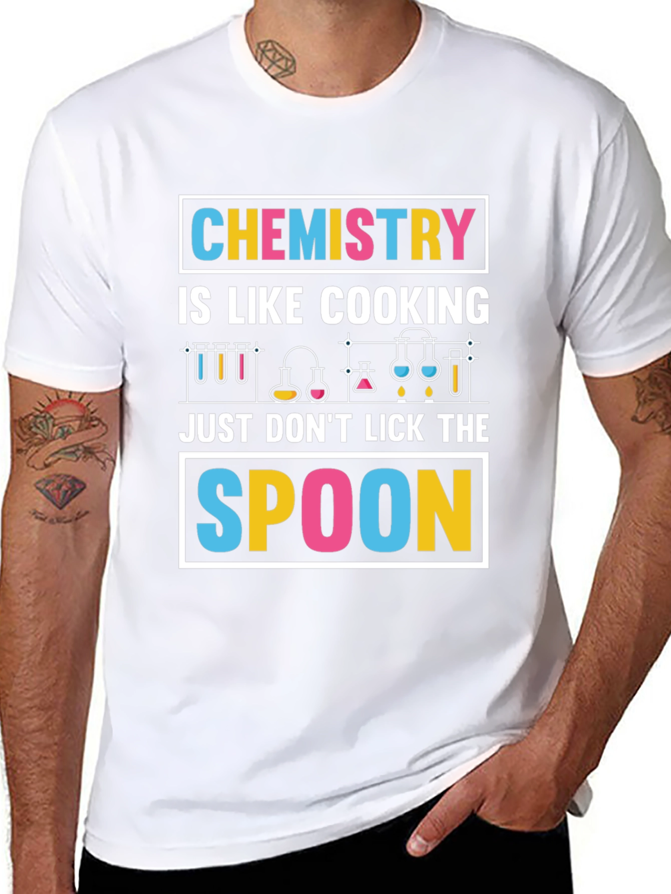 Chemistry Cooking Spoon T-Shirt