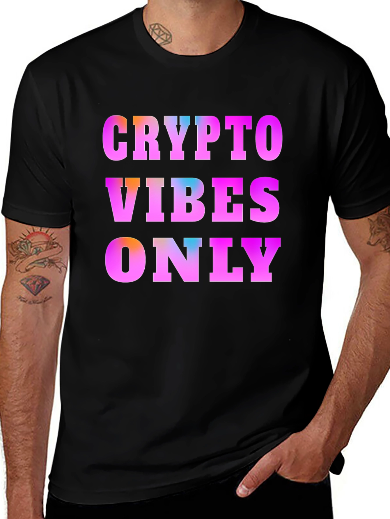 Crypto Vibes Only Graphic T-Shirt