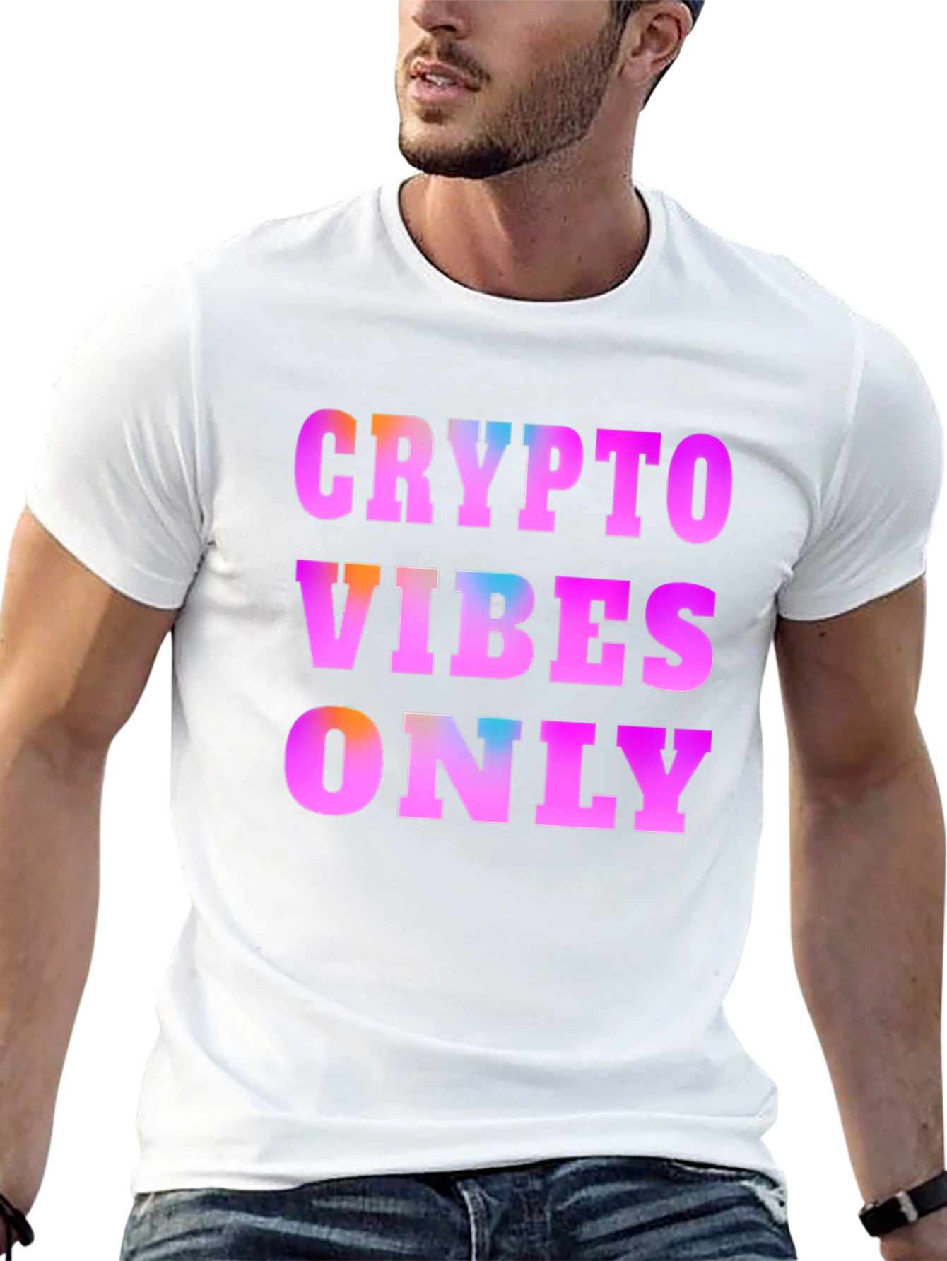 Crypto Vibes Only Graphic T-Shirt