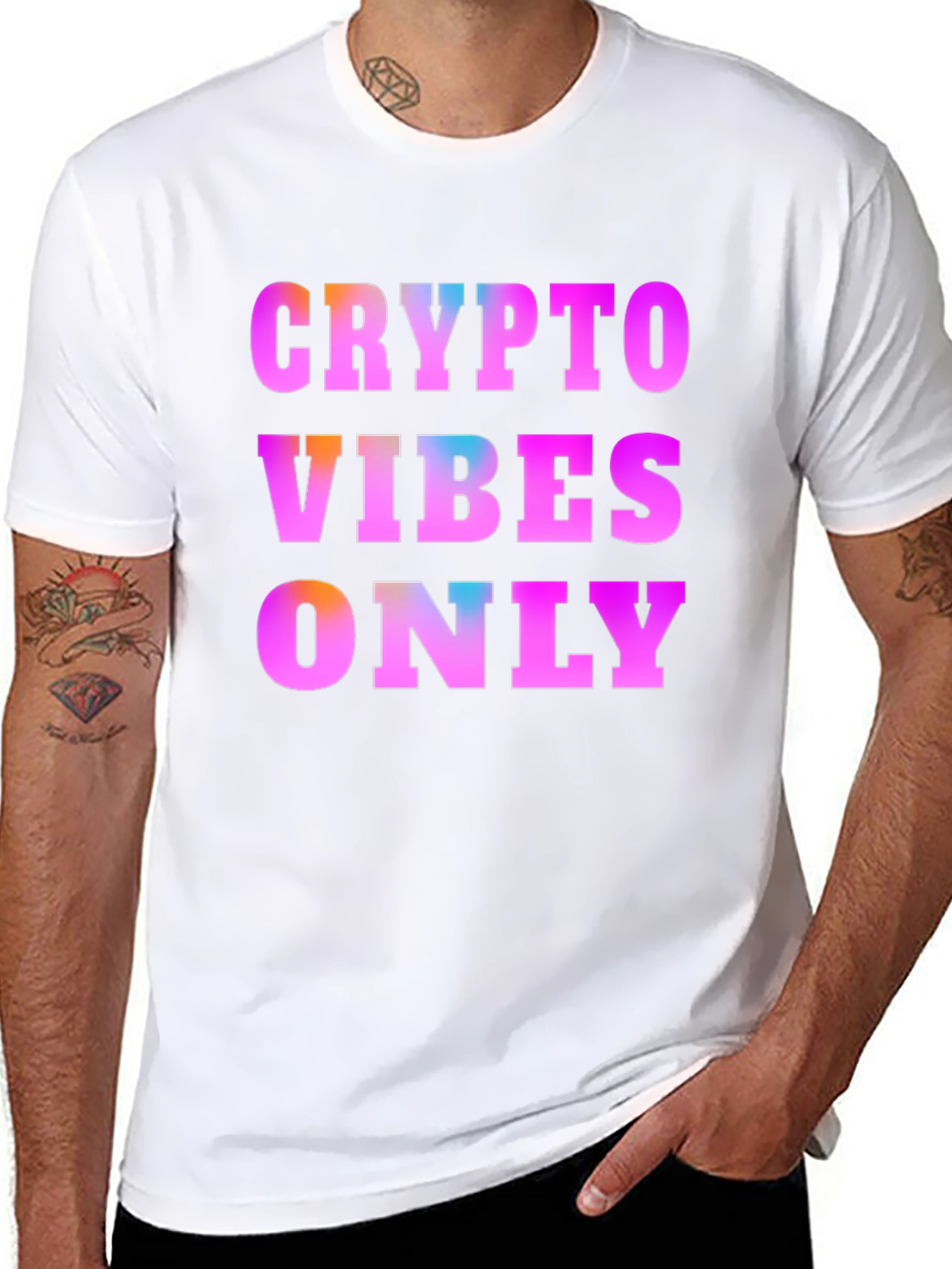 Crypto Vibes Only Graphic T-Shirt