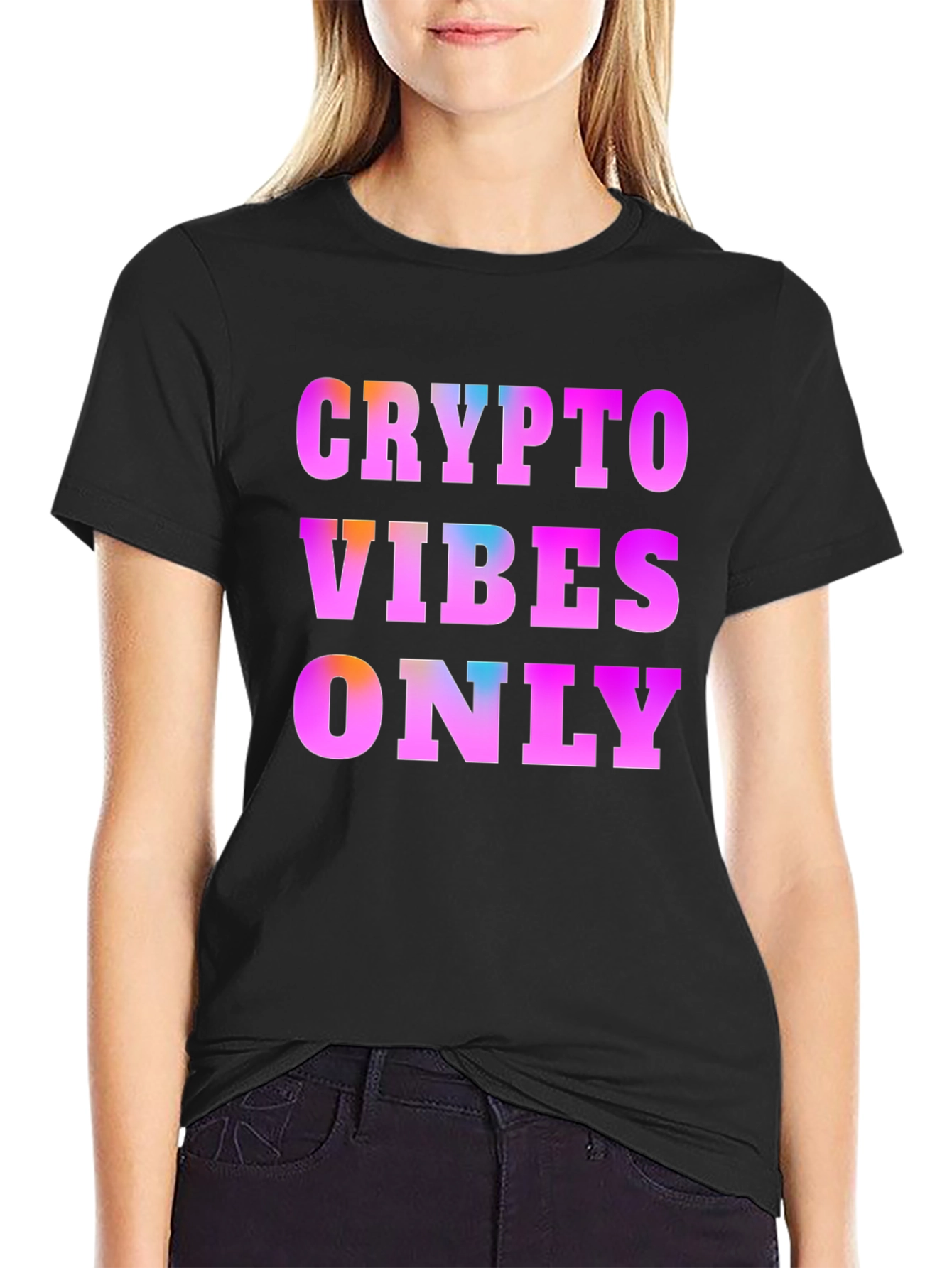Crypto Vibes Only Graphic T-Shirt
