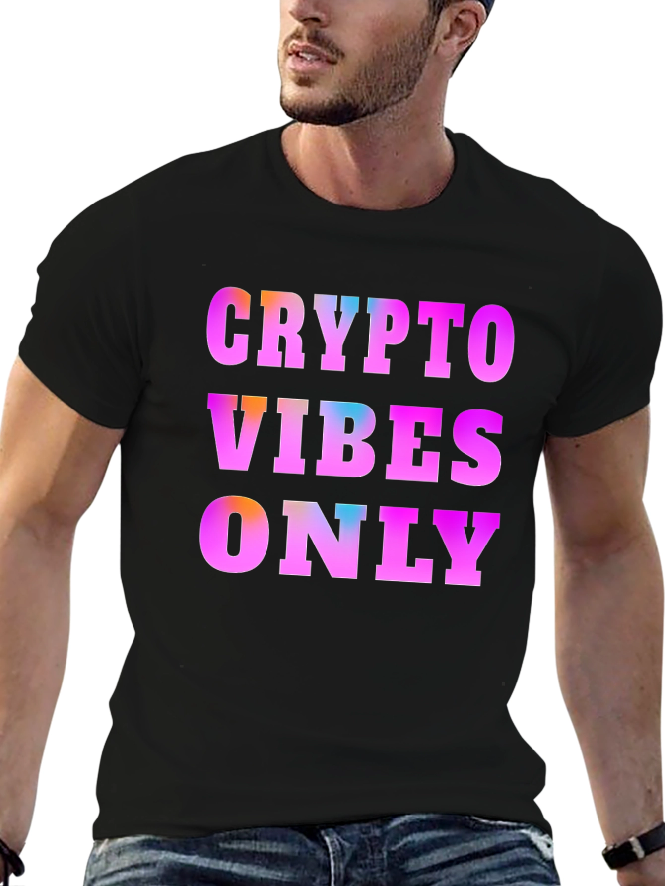Crypto Vibes Only Graphic T-Shirt