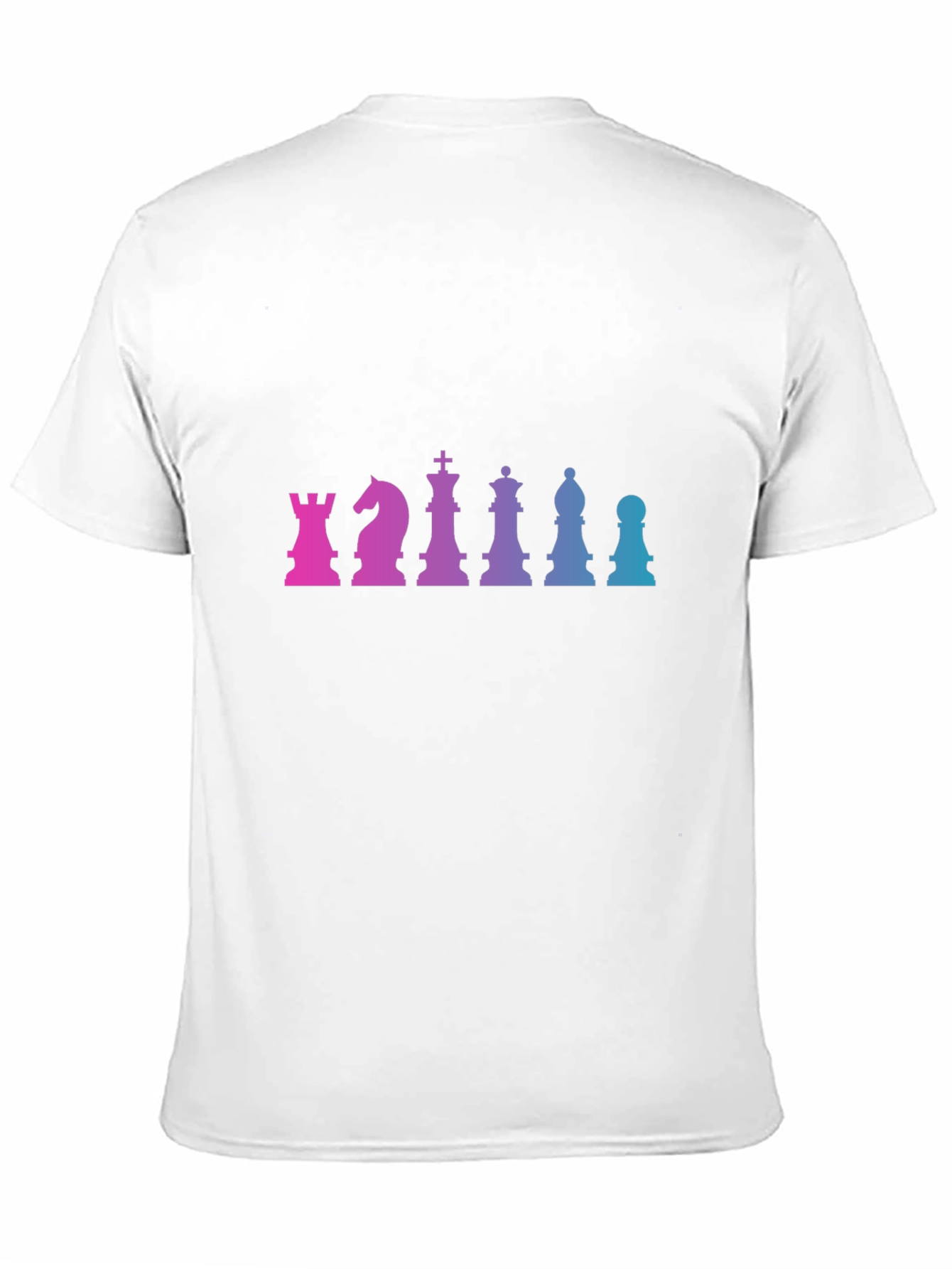 Gradient Chess Piece Graphic Tee