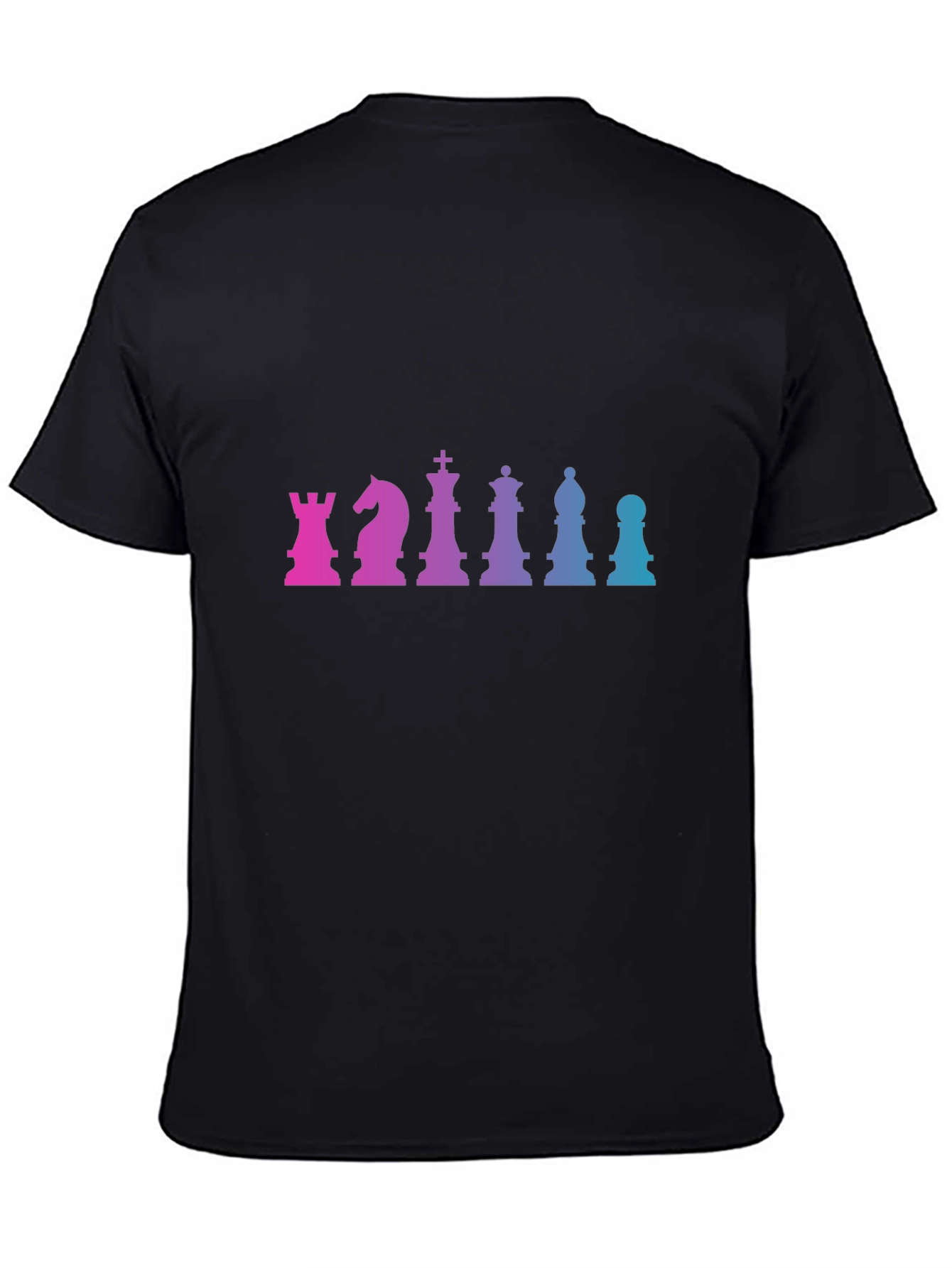 Gradient Chess Piece Graphic Tee