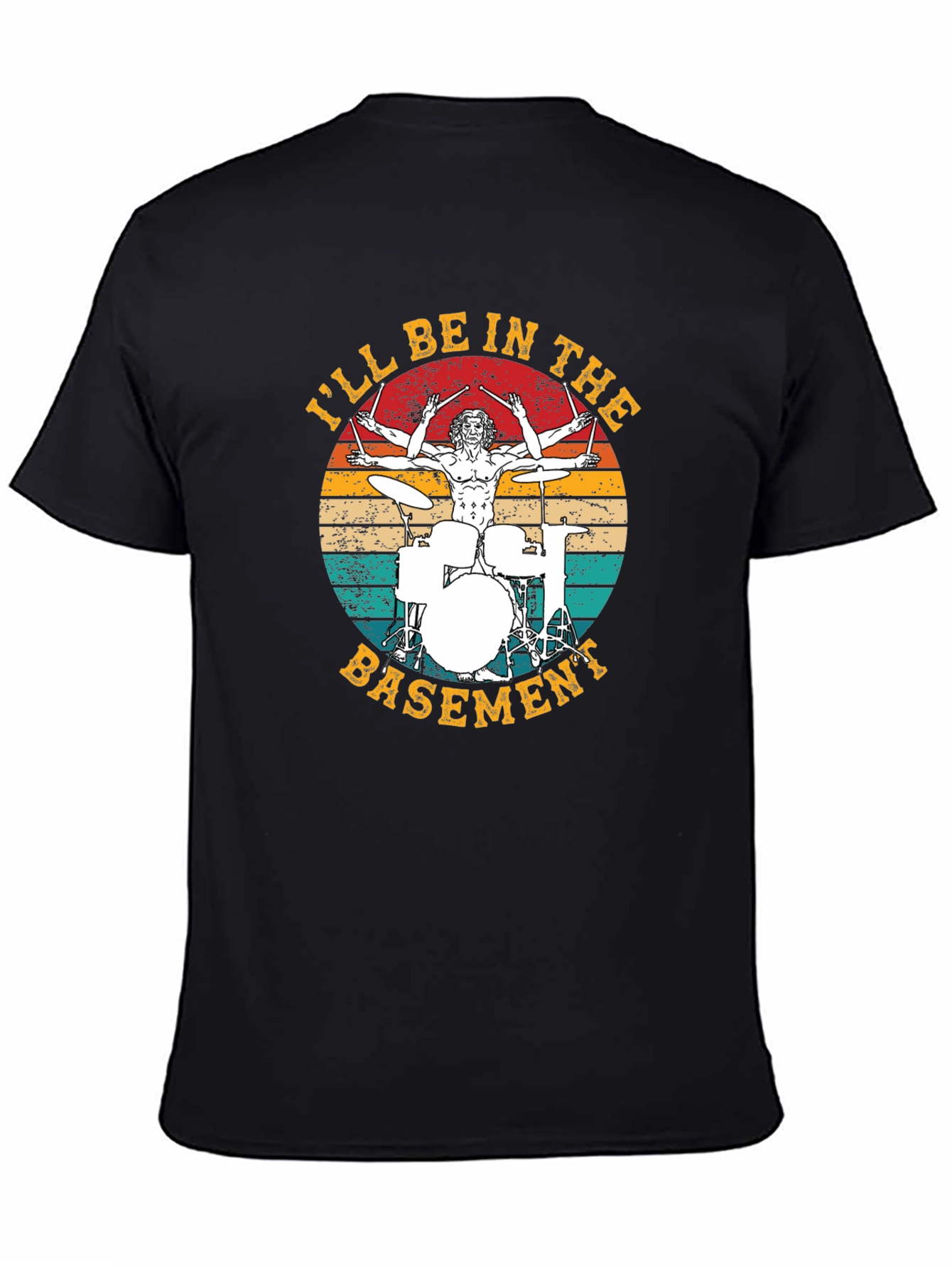 Ill Be In The Basement Drummer T-Shirt