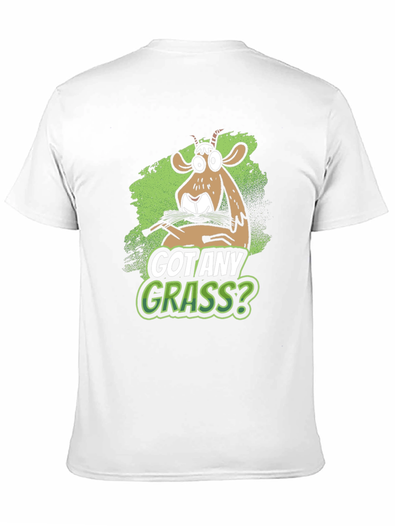 Got Any Grass? Funny Goat Graphic T-Shirt