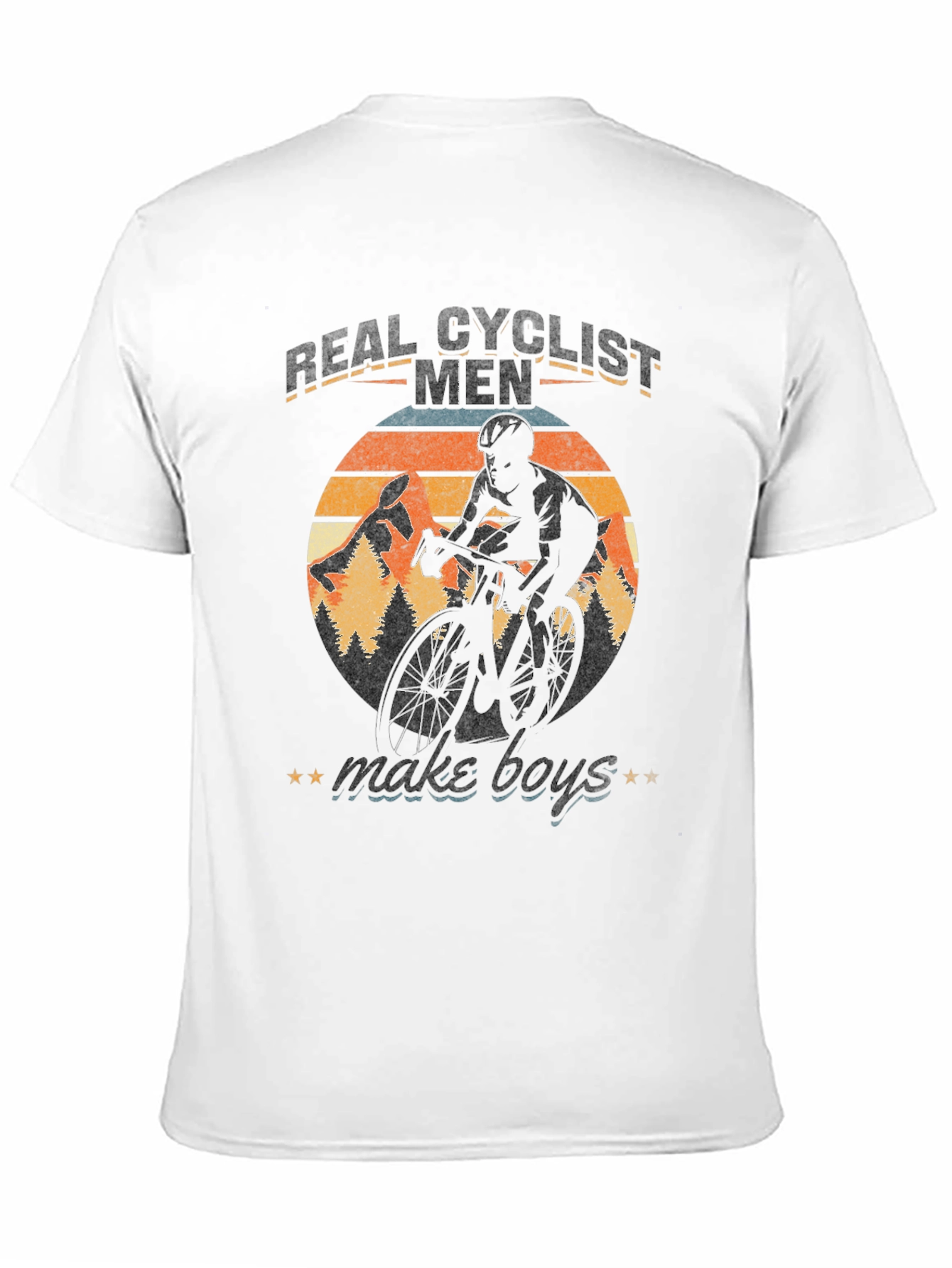 Real Cyclist Men Graphic Tee
