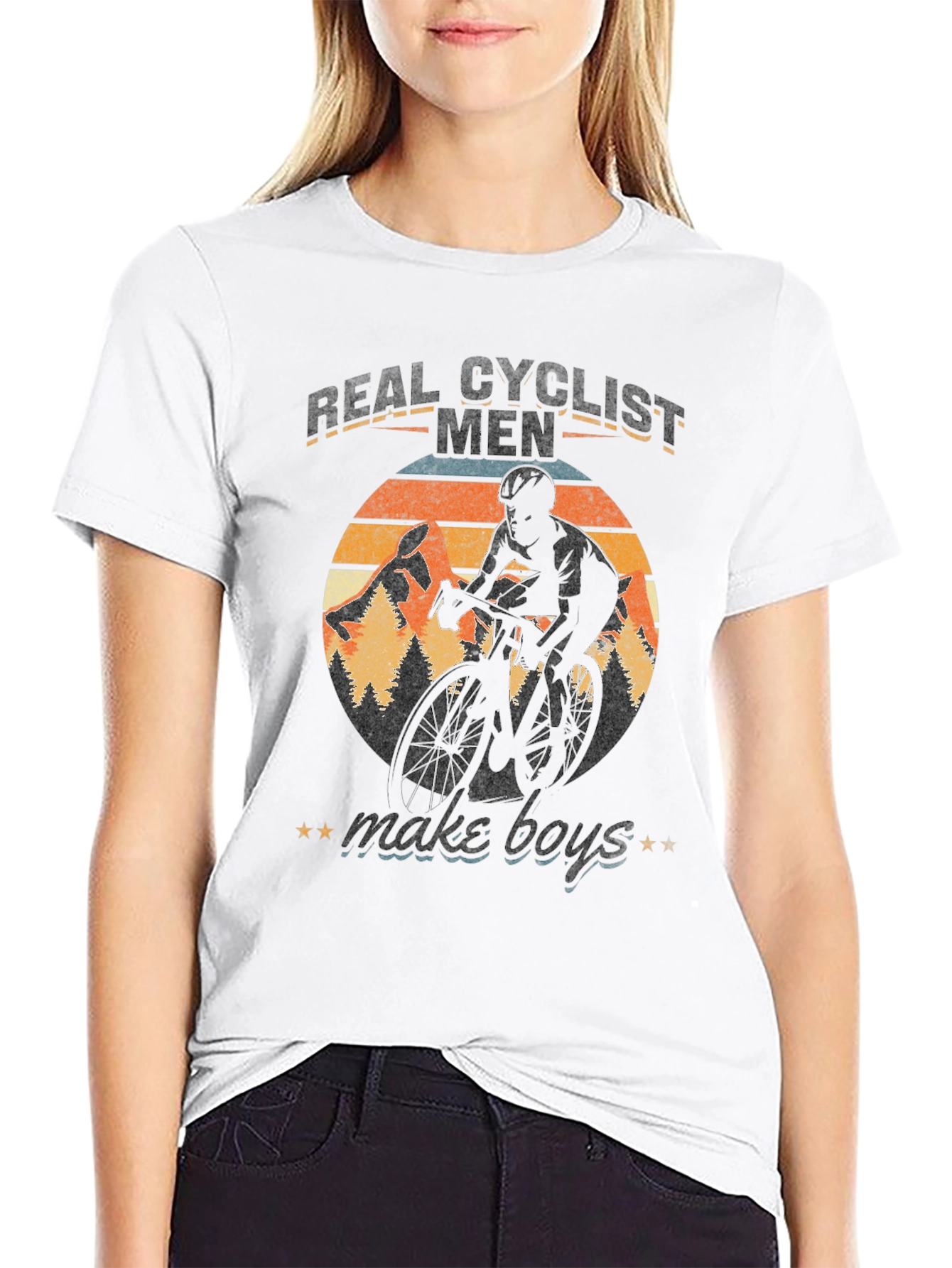 Real Cyclist Men Graphic Tee