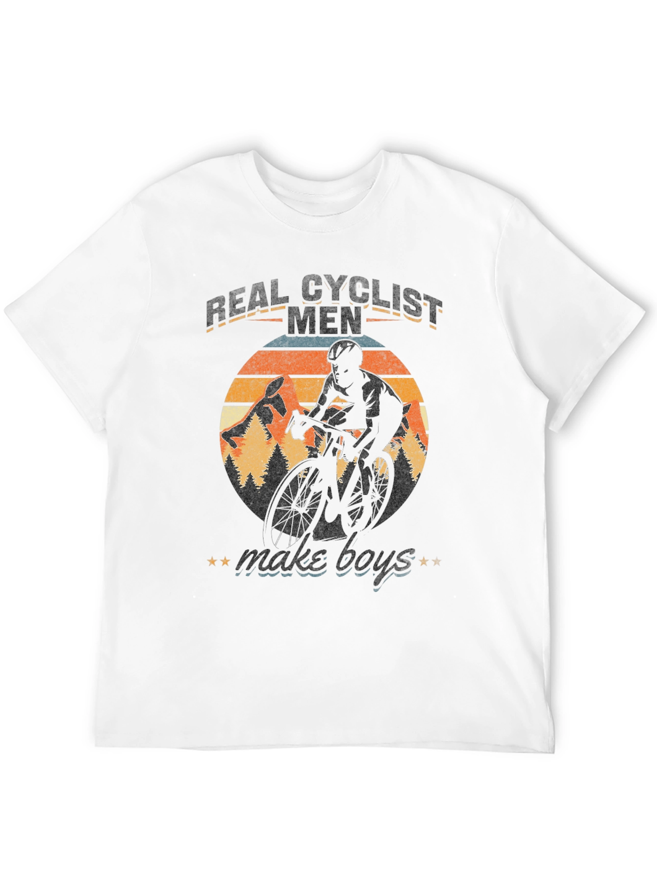 Real Cyclist Men Graphic Tee