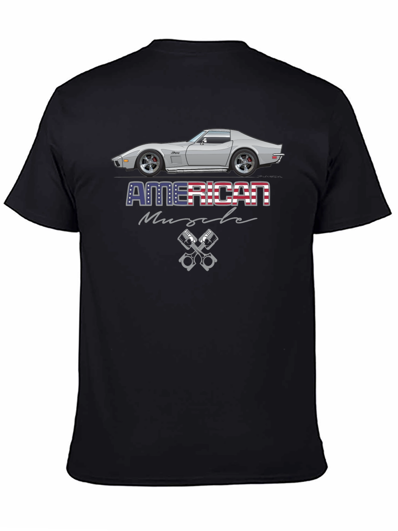 American Muscle Car Graphic T-Shirt