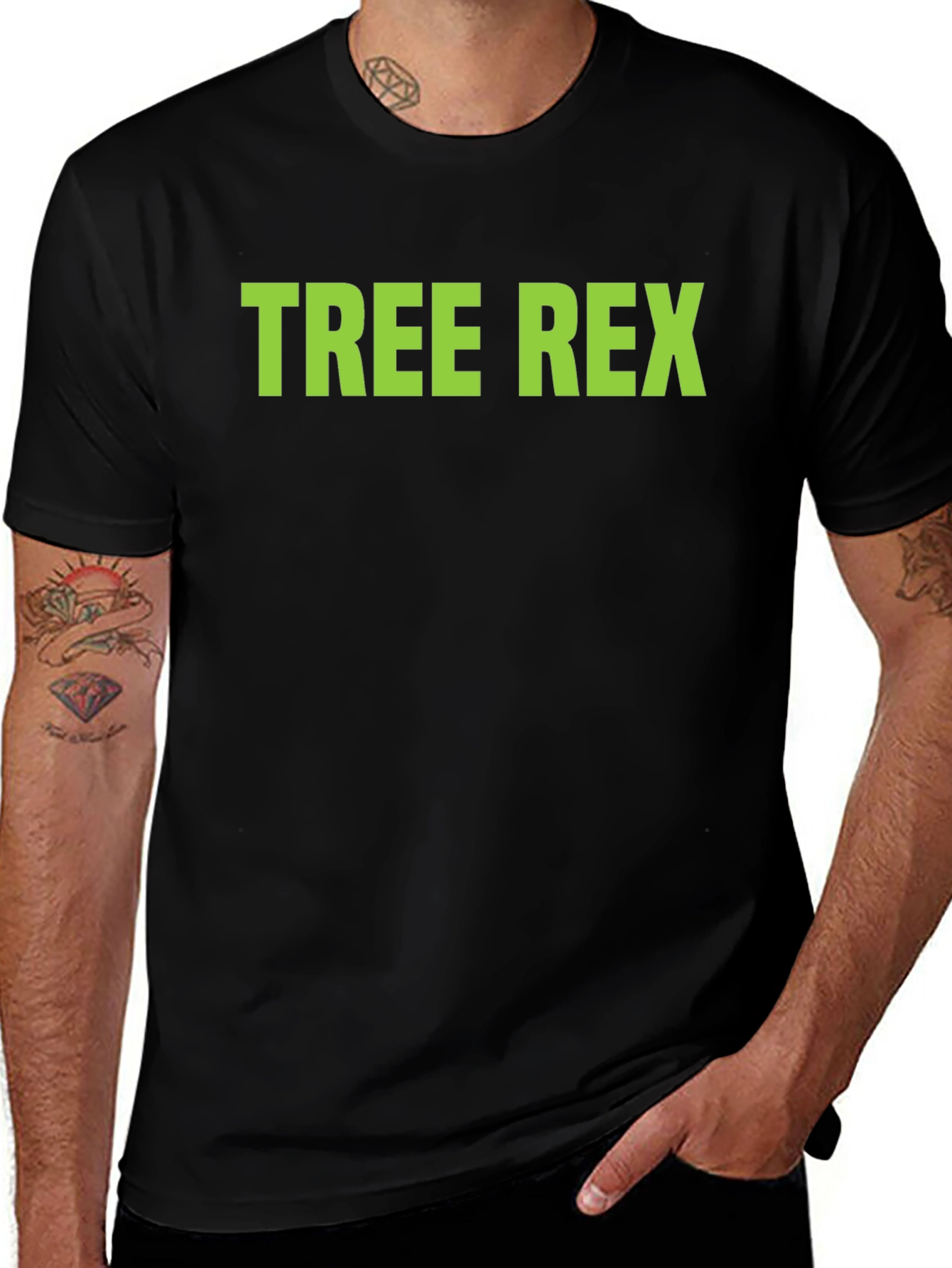 Tree Rex Funny Graphic Tee