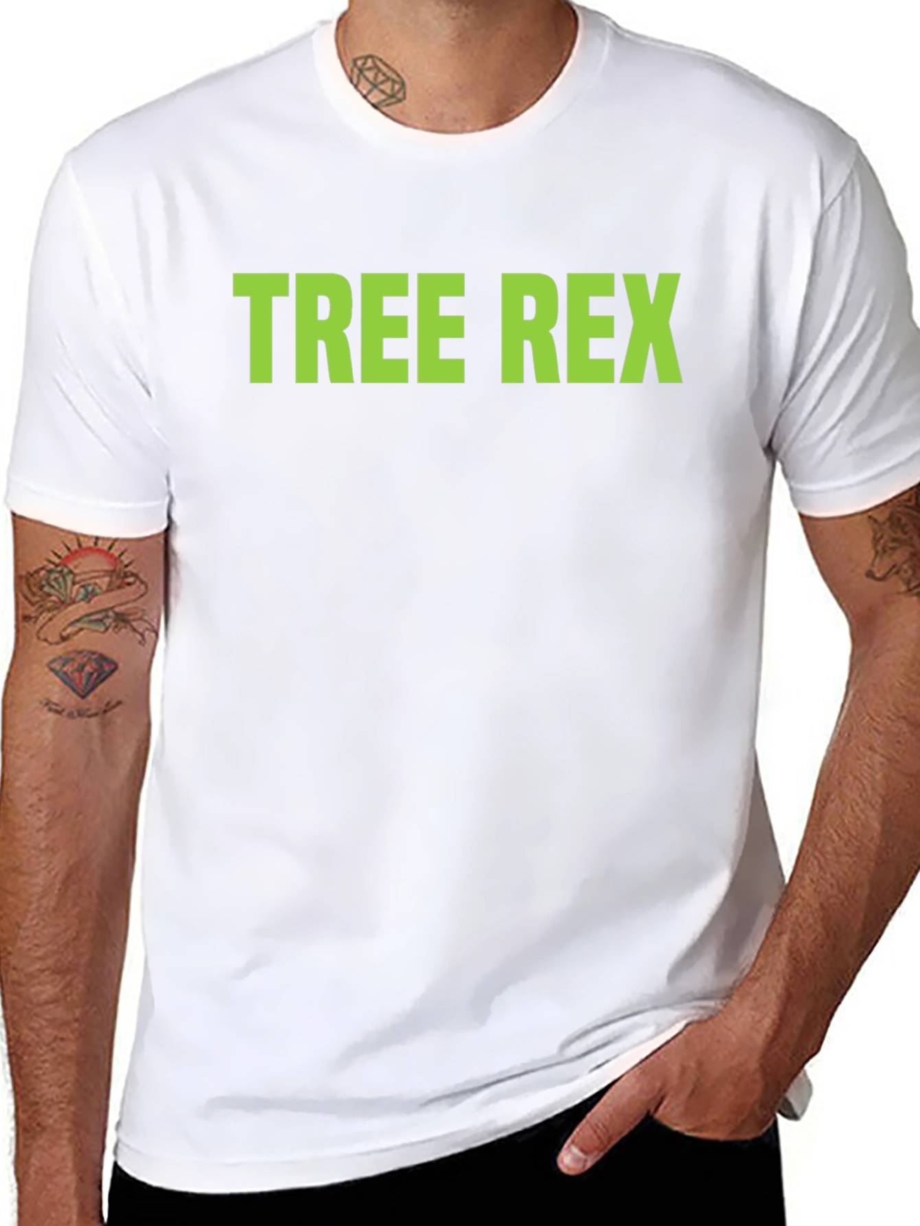 Tree Rex Funny Graphic Tee