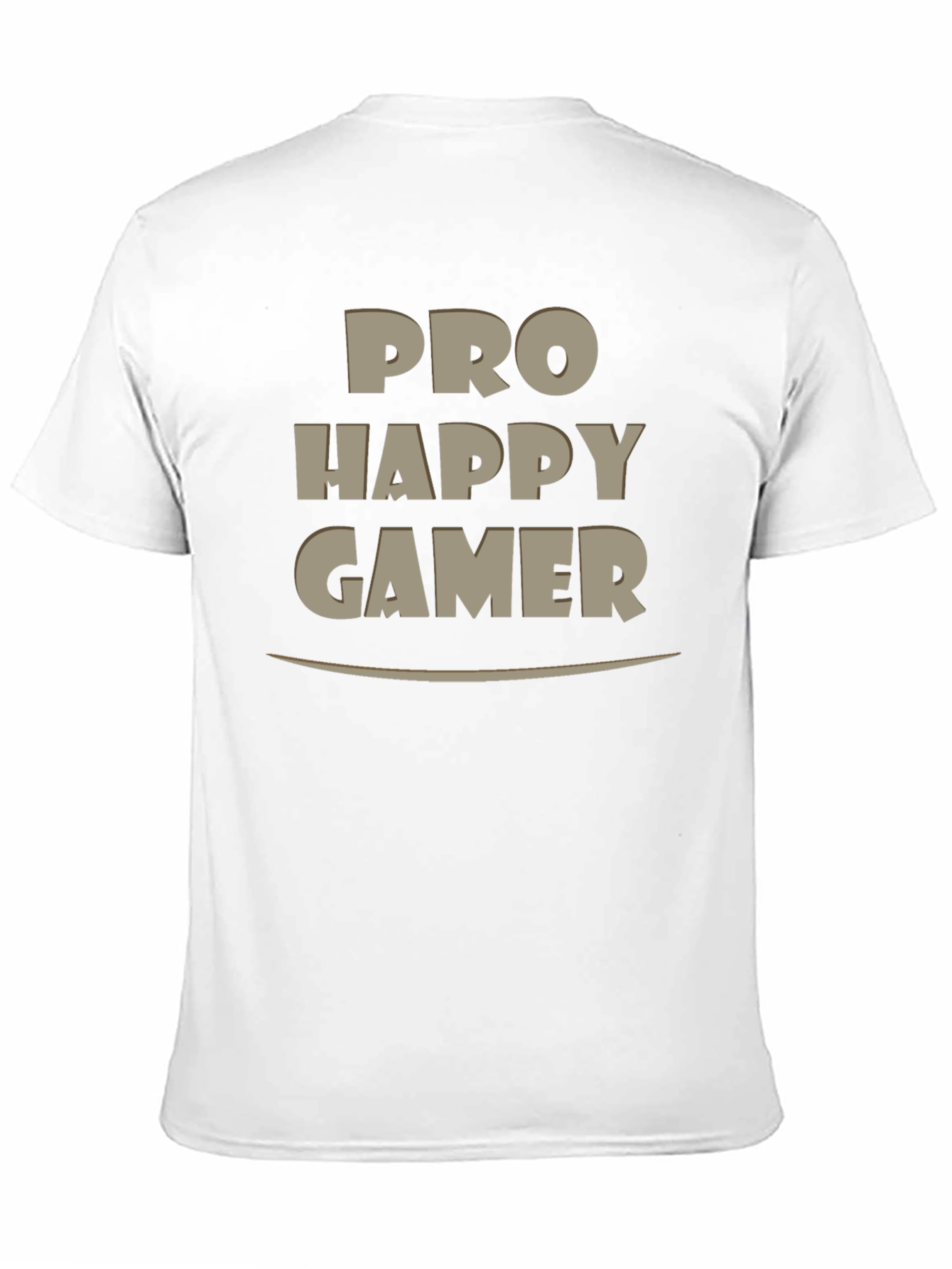 Pro Happy Gamer T-Shirt - Black Casual Tee
