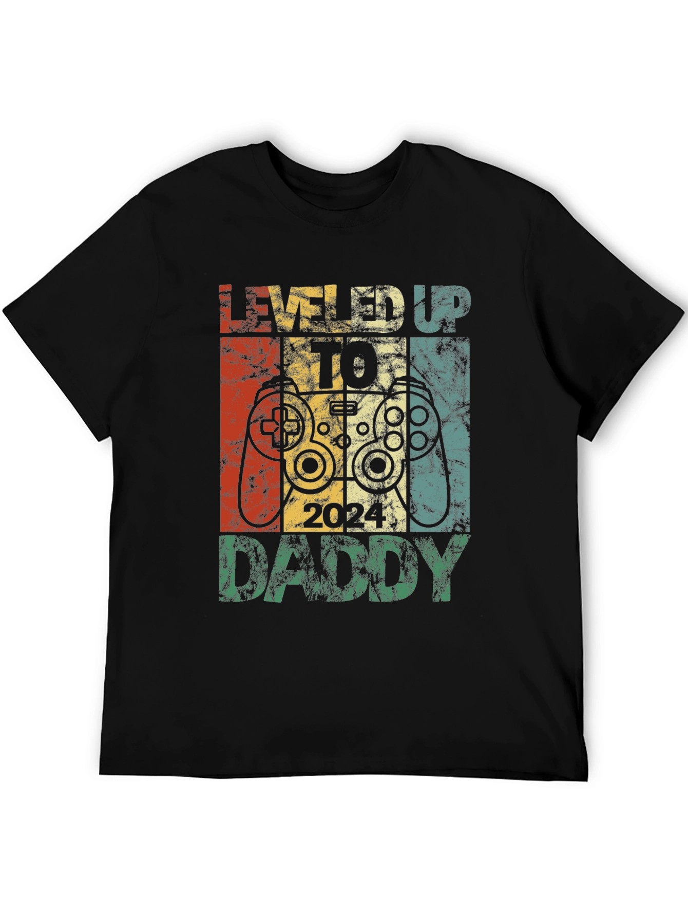 Level Up To Daddy 2024 Gamer T-Shirt