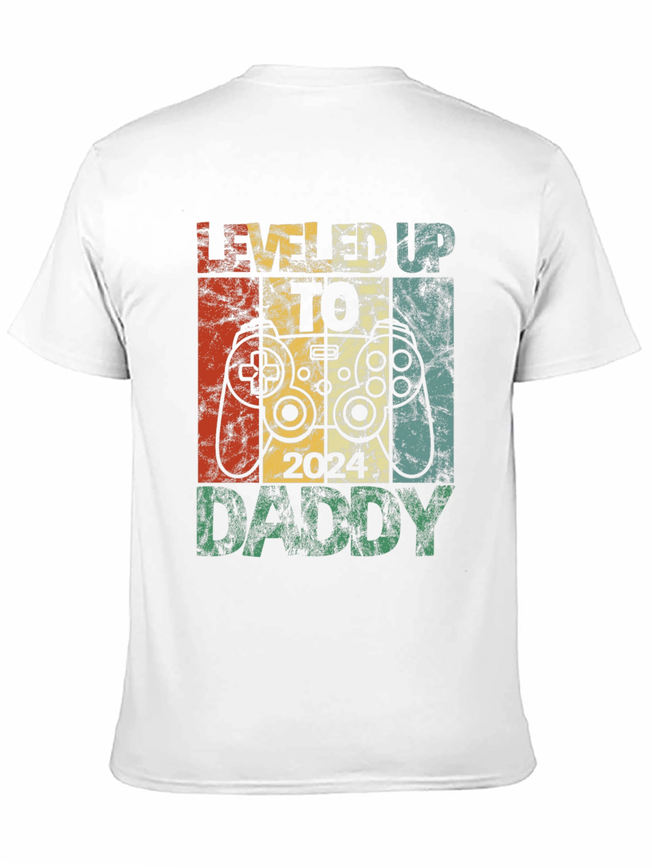 Level Up To Daddy 2024 Gamer T-Shirt