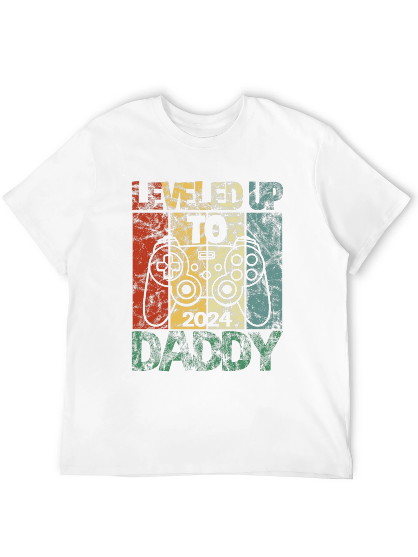 Level Up To Daddy 2024 Gamer T-Shirt