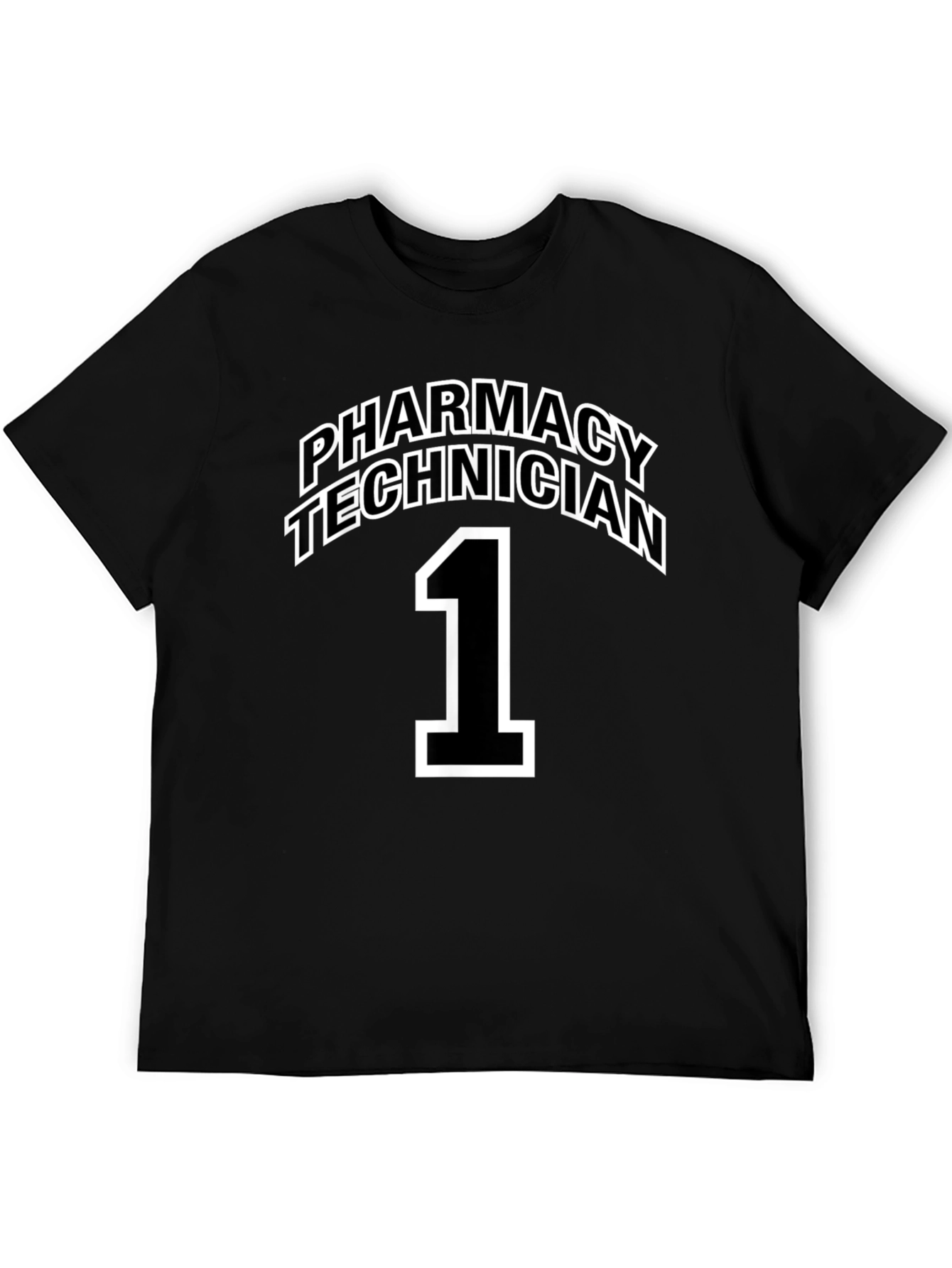 Pharmacy Technician Number 1 Black T-Shirt