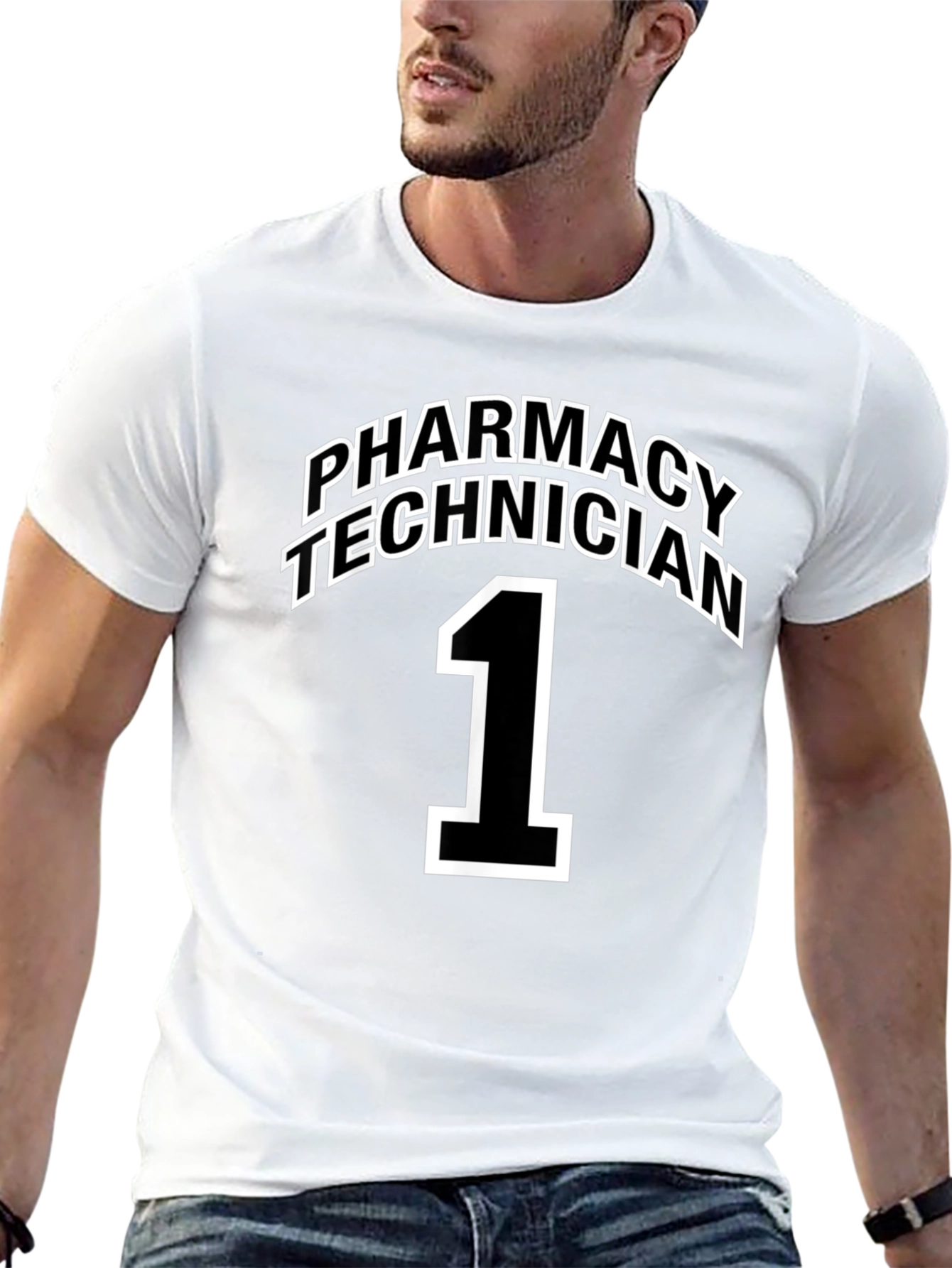 Pharmacy Technician Number 1 Black T-Shirt