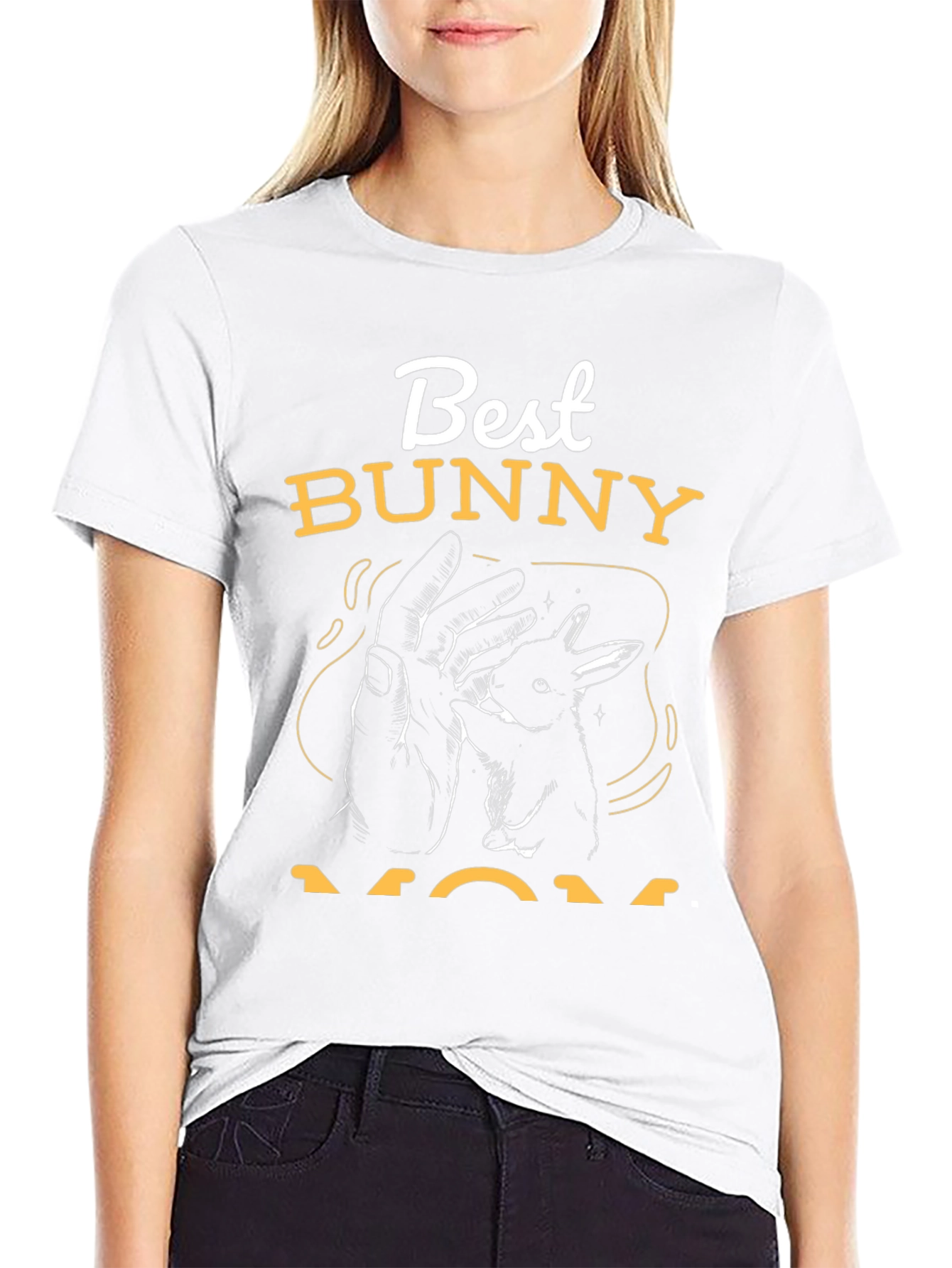 Best Bunny Mom T-Shirt - Cute Rabbit Lover Tee