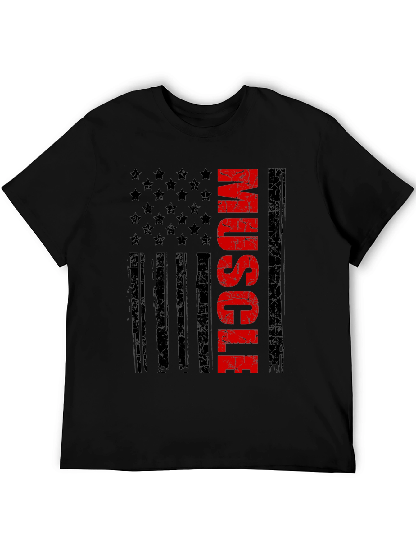 Muscle American Flag Graphic Tee