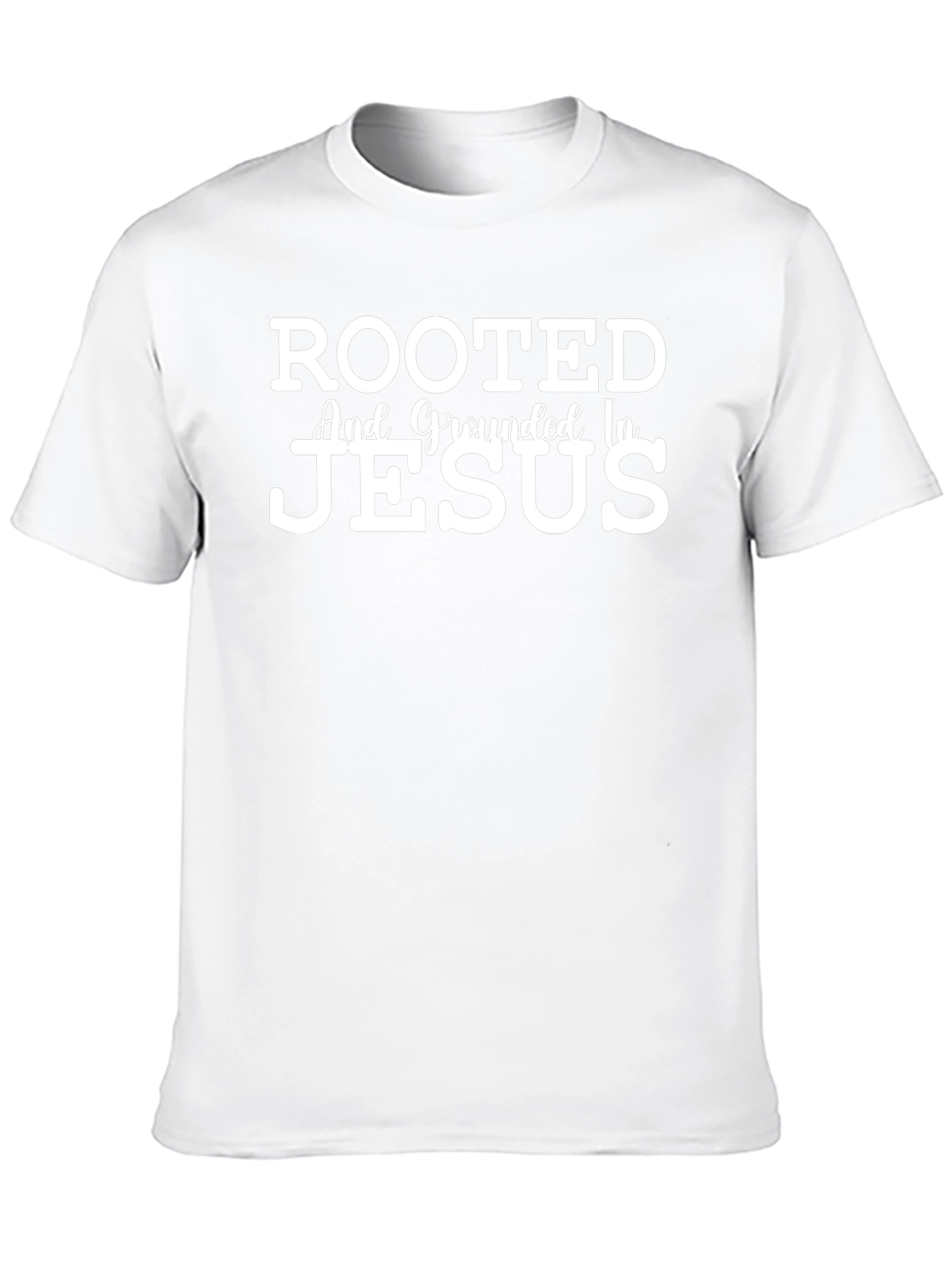 Rooted in Jesus Graphic Tee - Christian Apparel