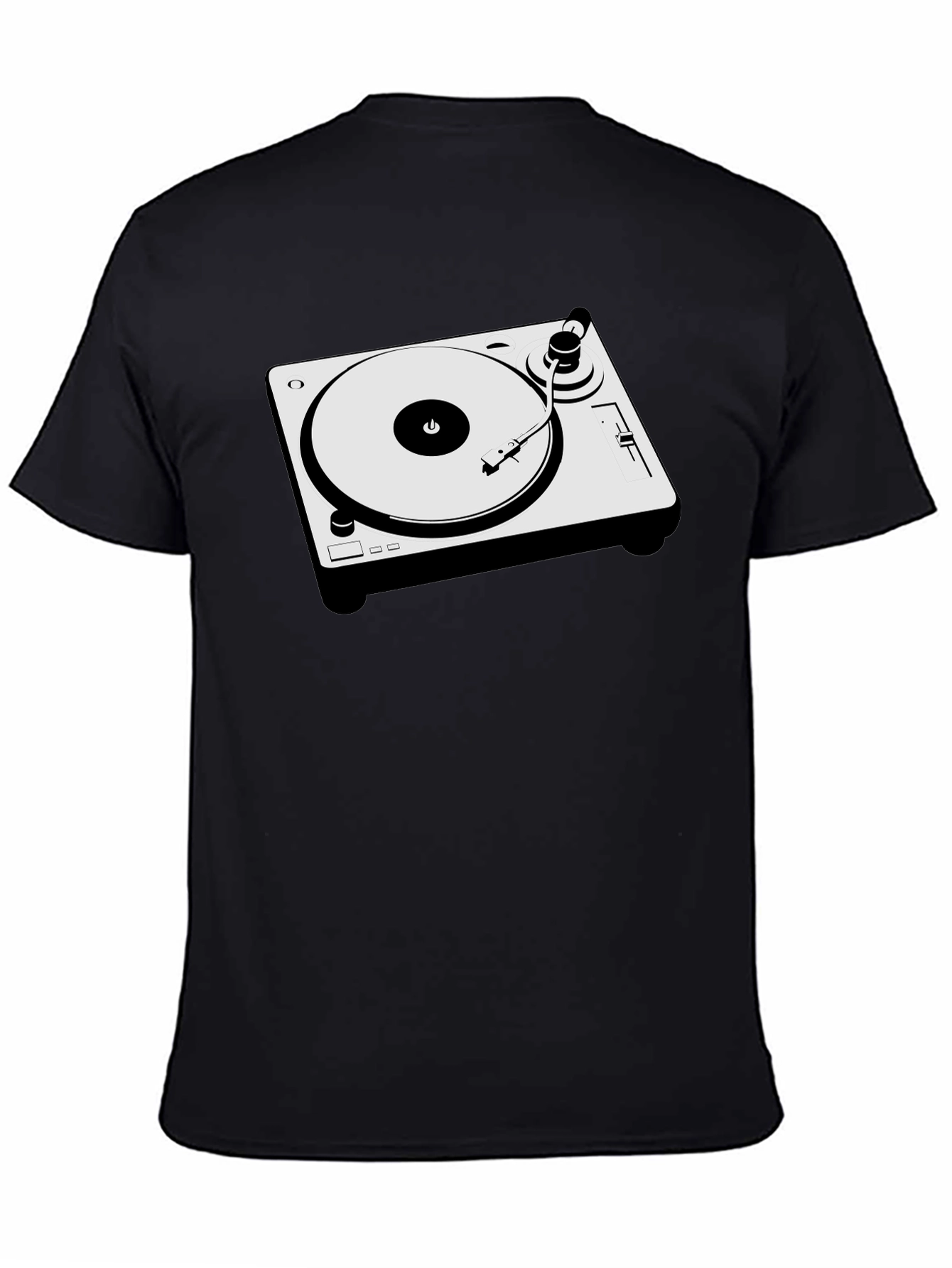 DJ Turntable Graphic T-Shirt - Cool Music Lover Tee