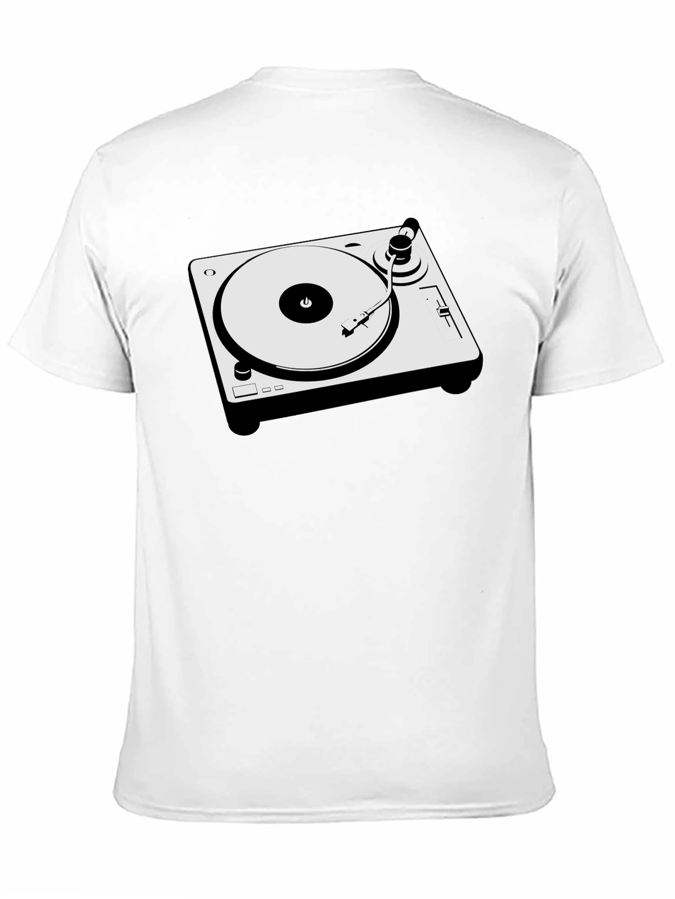 DJ Turntable Graphic T-Shirt - Cool Music Lover Tee
