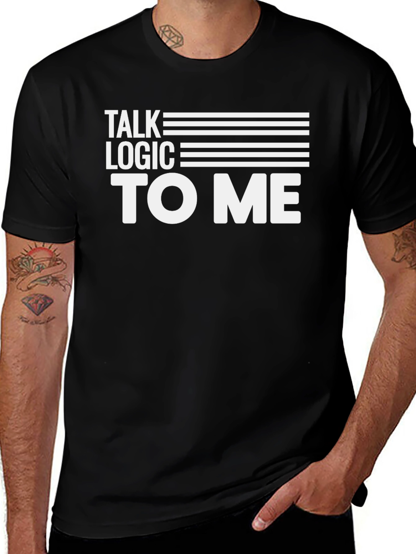 Talk Logic To Me - Graphic Tee