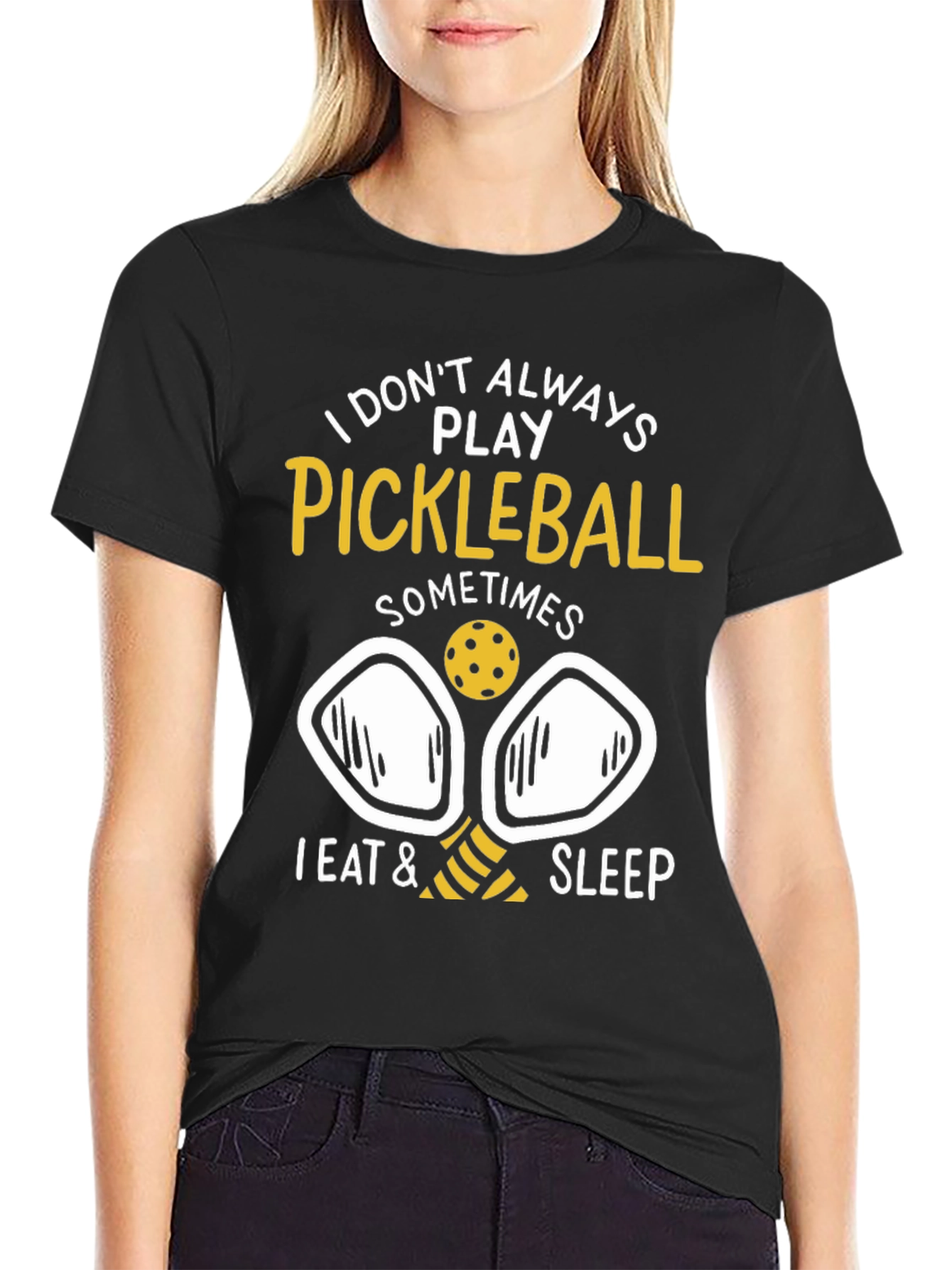 Pickleball Player T-Shirt - Eat Sleep Pickleball