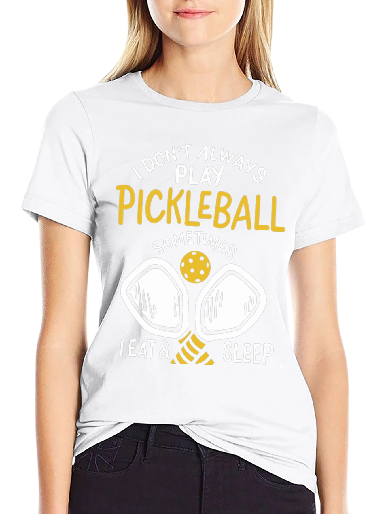 Pickleball Player T-Shirt - Eat Sleep Pickleball