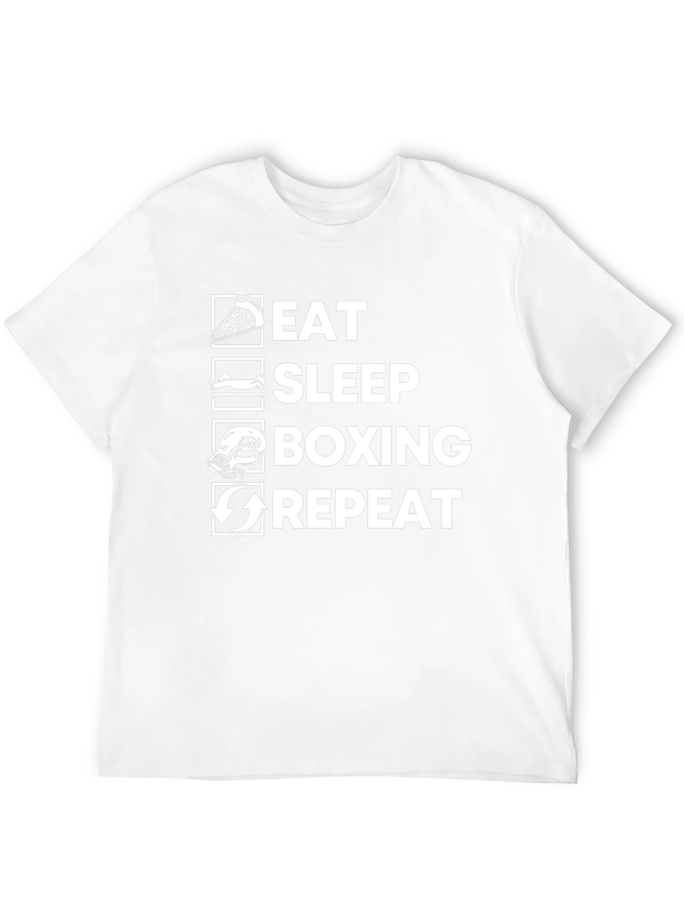 Eat Sleep Boxing Repeat Graphic Tee
