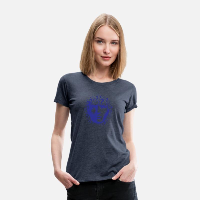 Questioning Man Blue