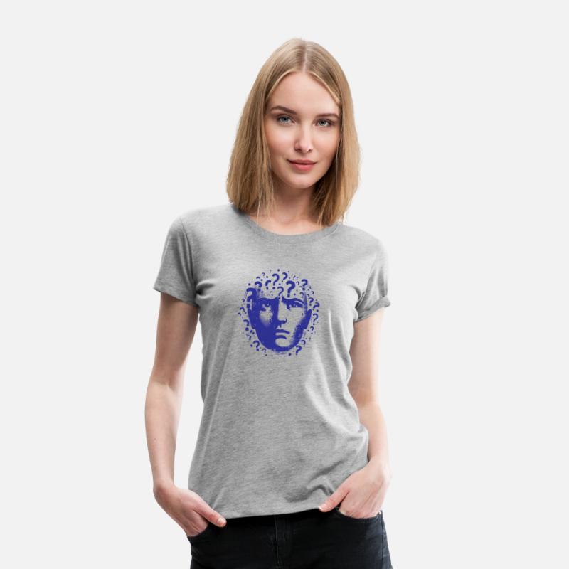 Questioning Man Blue