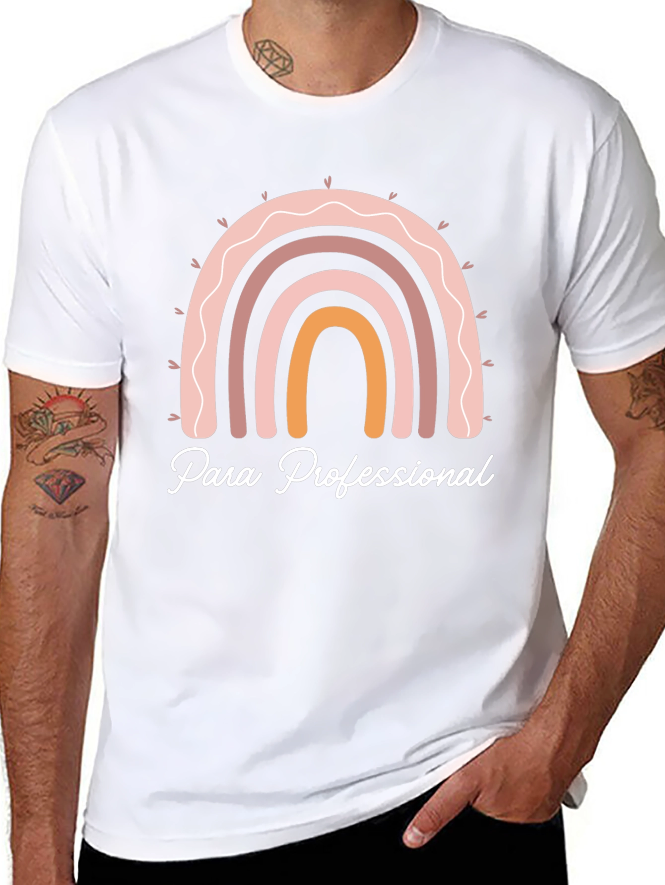 Para Professional Rainbow Graphic T-Shirt